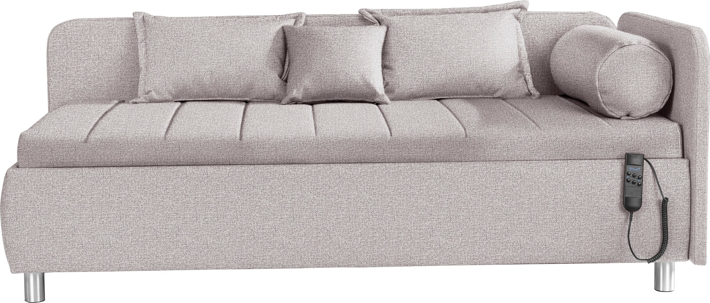 alina Schlafsofa »Kiana«, Liegefläche 90/200 cm oder 100/200 cm, Bettkasten, Zierkissen-Set