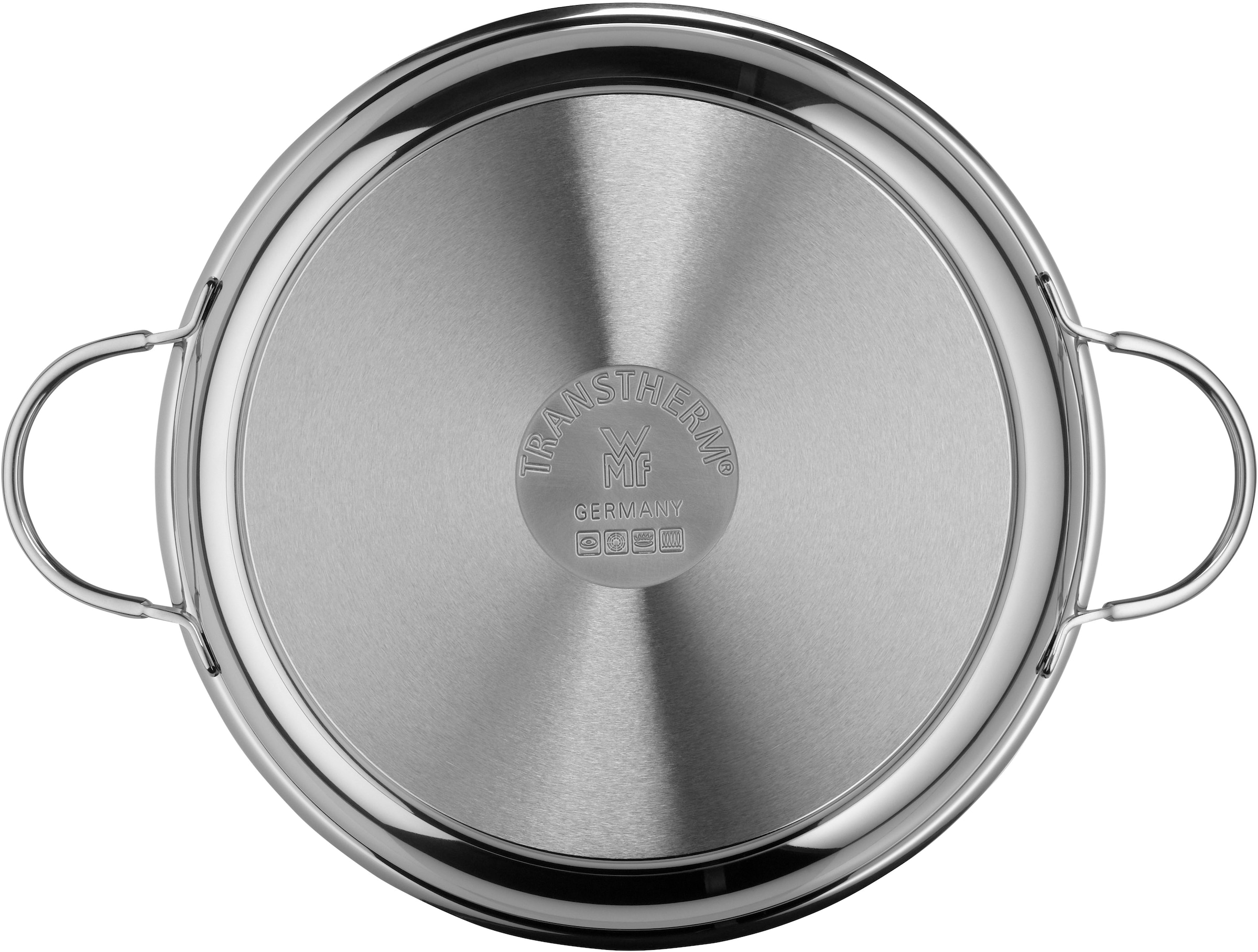 WMF Servierpfanne »Profi«, Cromargan® Edelstahl Rostfrei 18/10, (1 tlg.), 28 cm, TransTherm-Allherdboden
