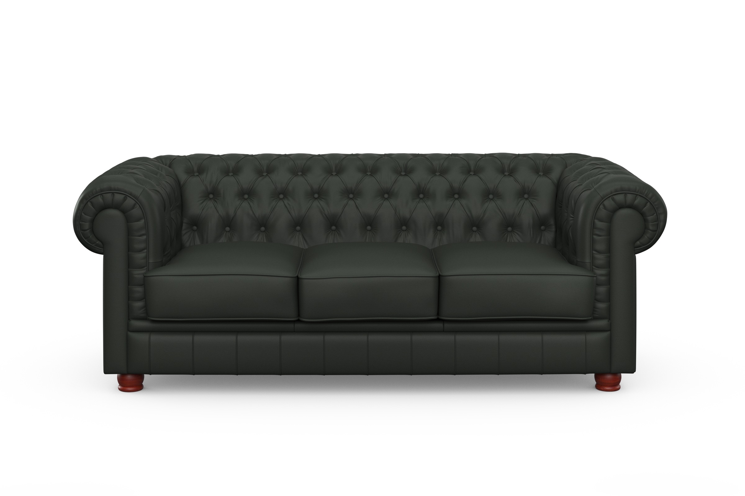 Max Winzer® Chesterfield-Sofa »Kent edel und bequem, tolle Detailverarbeitung, komfortable Armlehnen«, 3-Sitzer mit aufwendiger Knopfheftung, Breite 205 cm