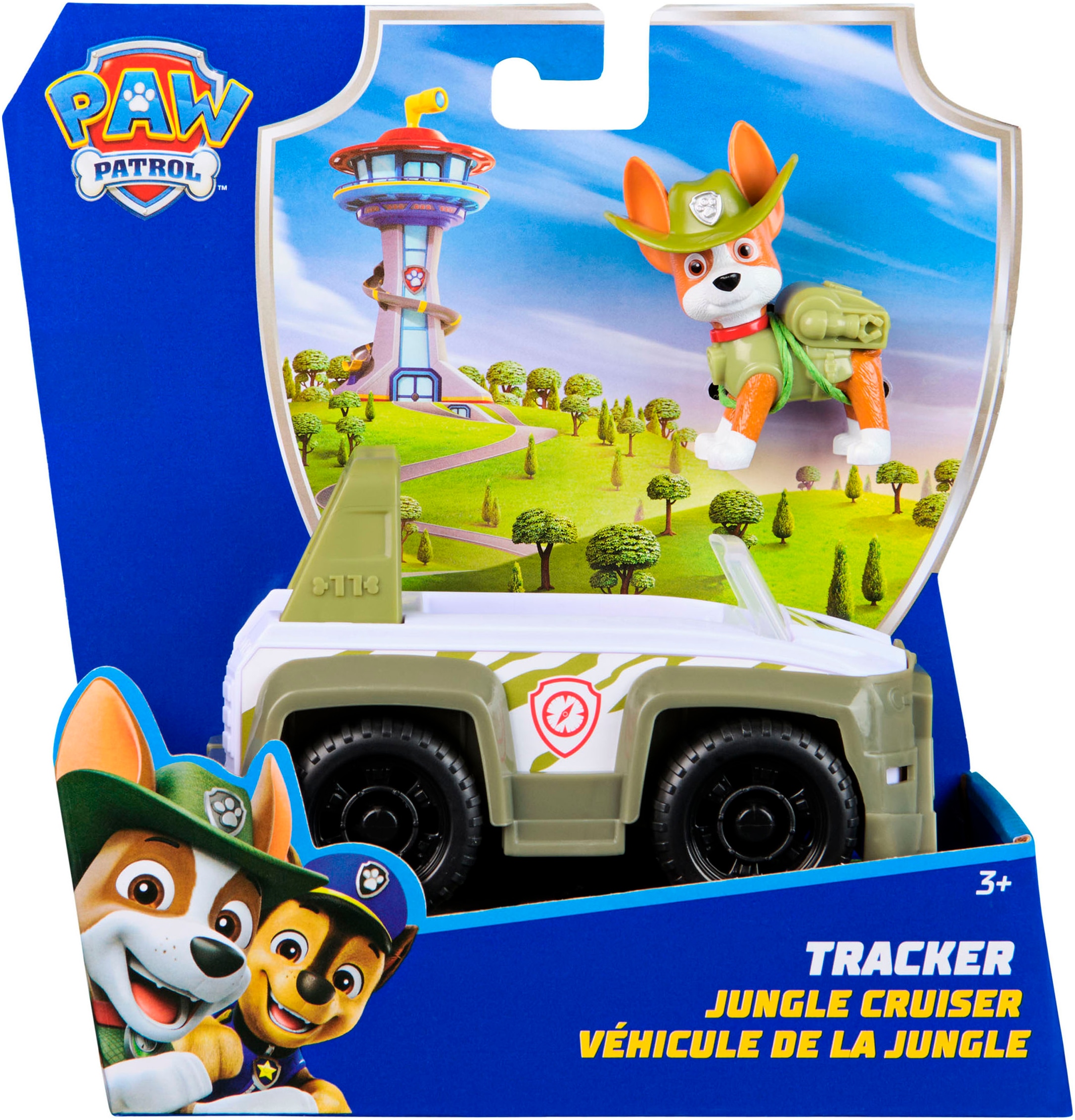 Spin Master Spielzeug-Auto »PAW Patrol, Sust. Basic Vehicle Tracker«, zum Teil aus recycelten Material