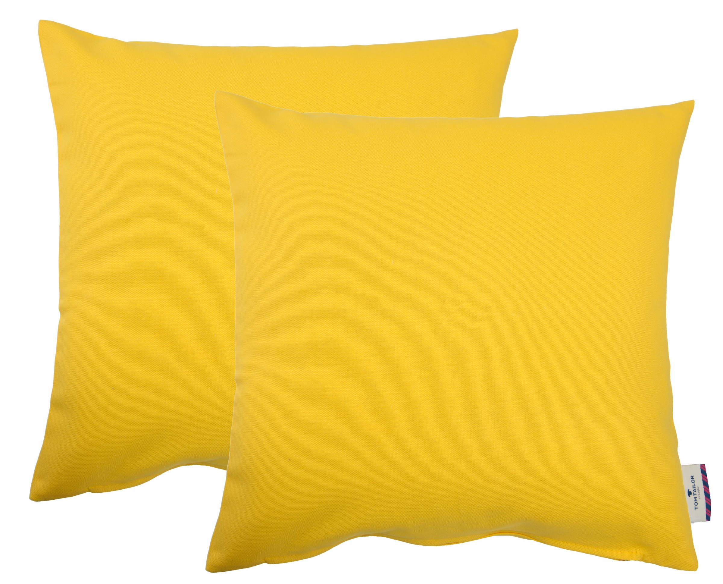 TOM TAILOR HOME Dekokissen »Dove« unifarben, Kissenhüllen ohne Füllung, 2er Pack