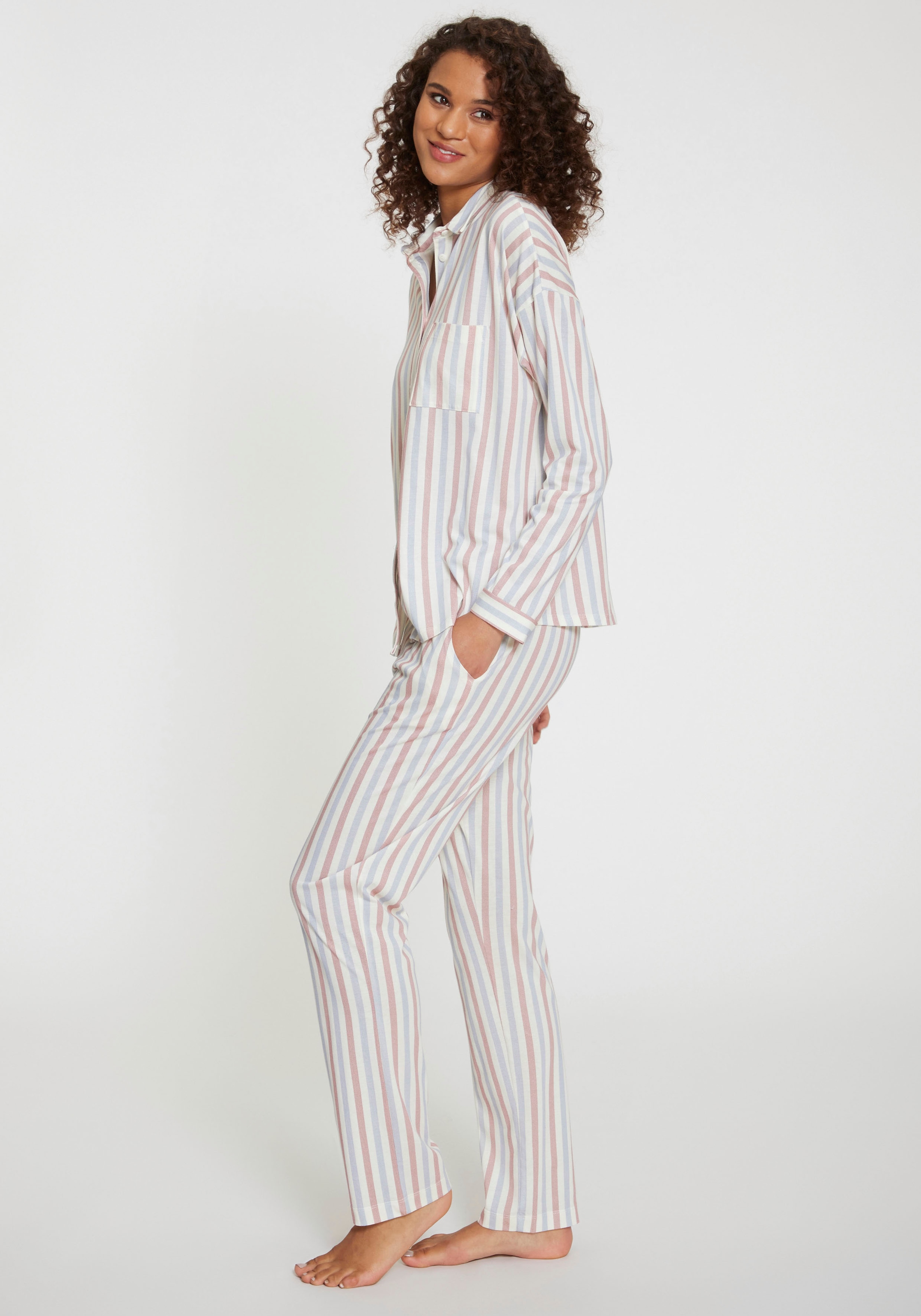 Vivance Dreams Pyjama 2 tlg. in klassischem Schnitt