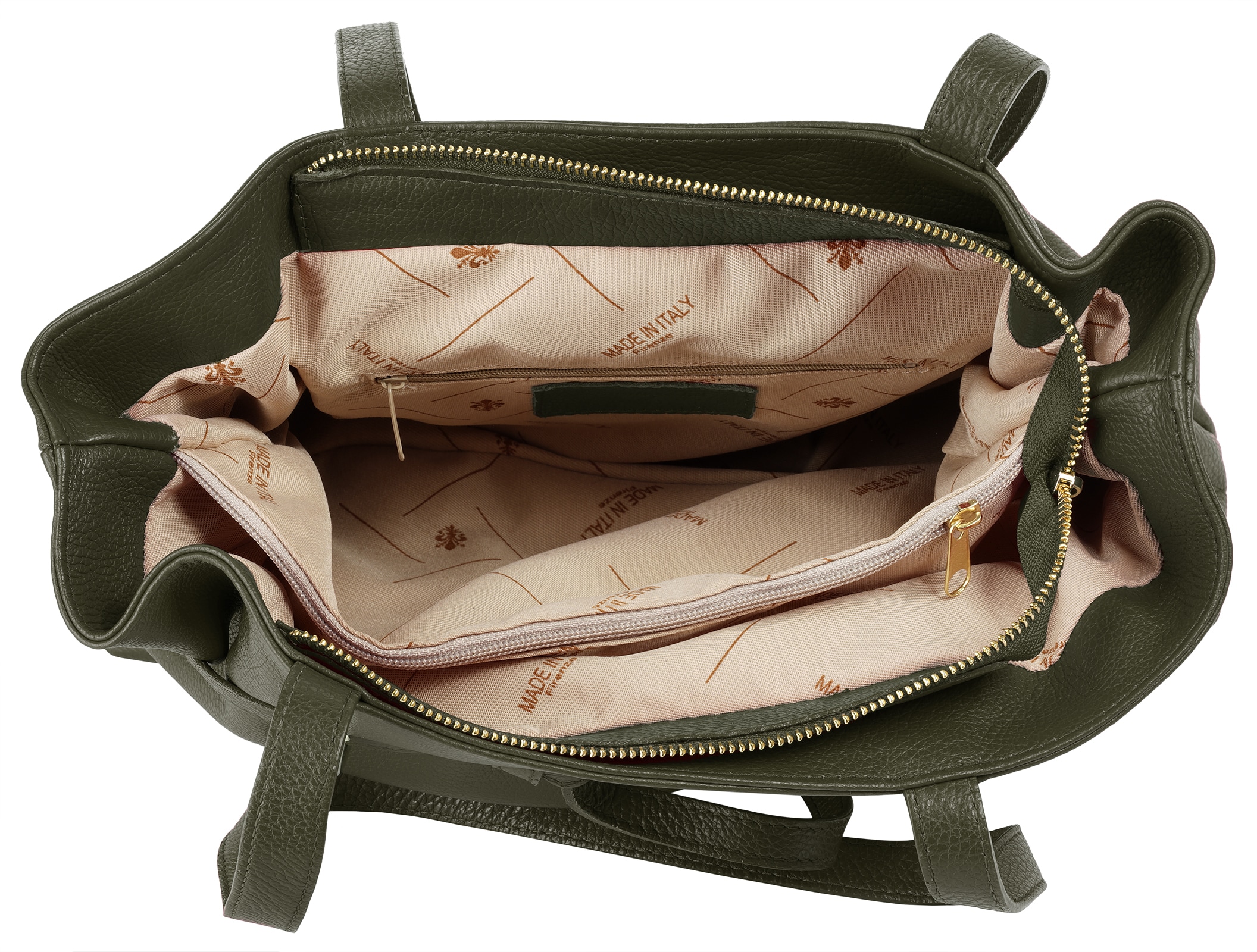 Samantha Look Henkeltasche, echt Leder, Made in Italy