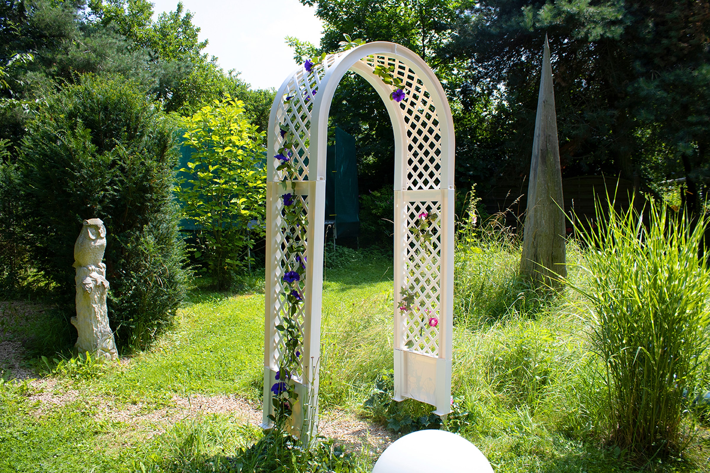 KHW Rosenbogen BxTxH: 100x43x207 cm, mit Erdspießen