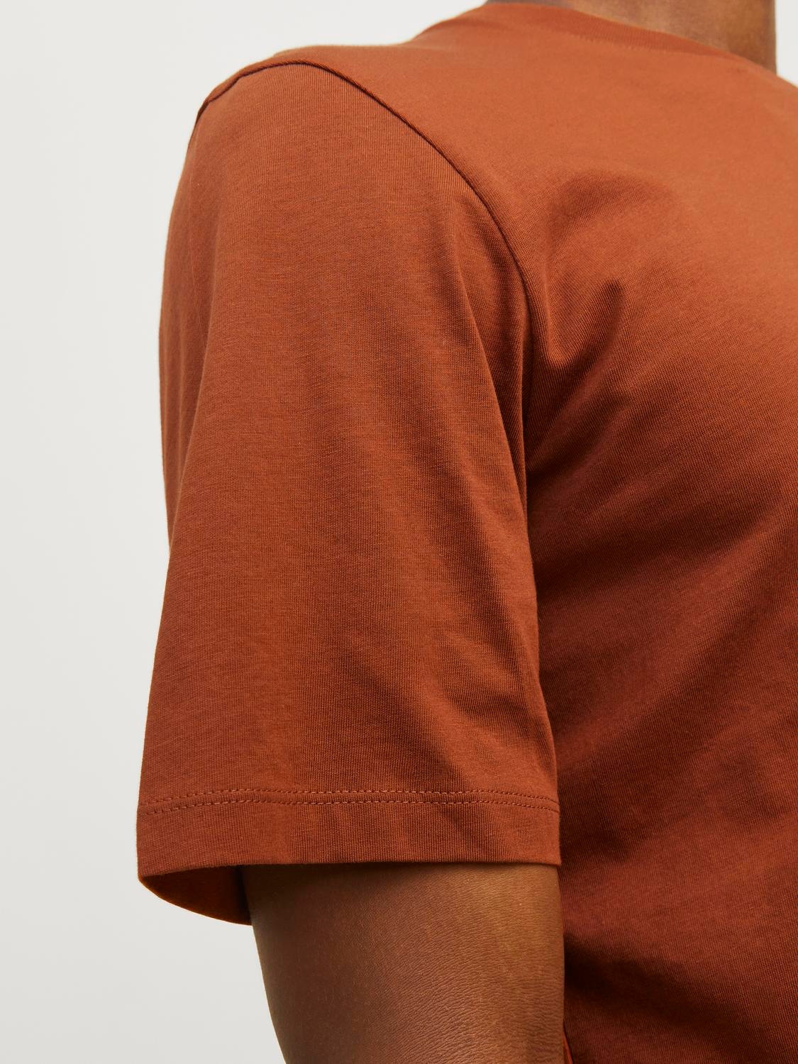 Jack & Jones Rundhalsshirt »JJEORGANIC BASIC TEE SS O-NECK NOOS«, mit Rundhalsausschnitt