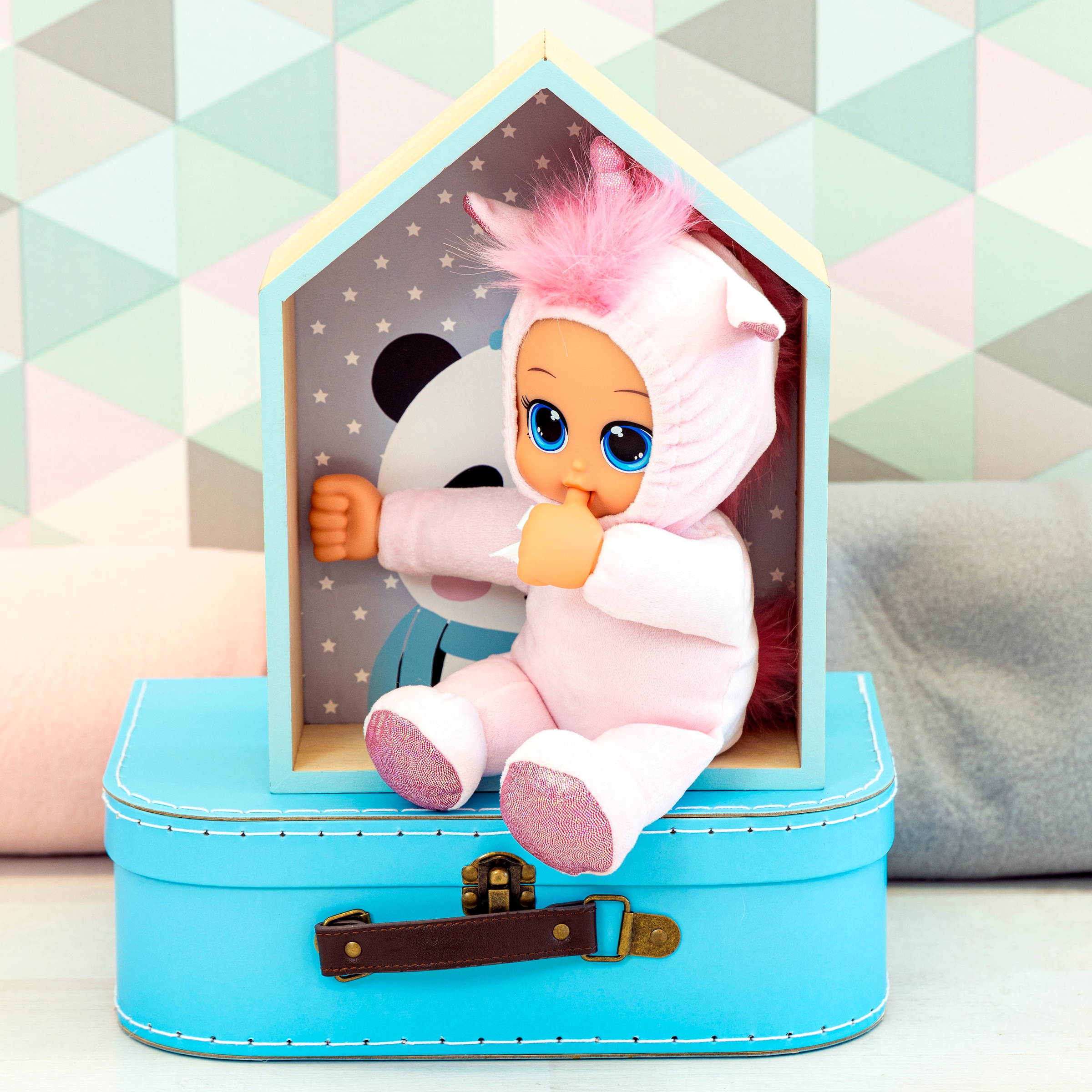Bayer Babypuppe »Funny Baby Einhorn, 30 cm«