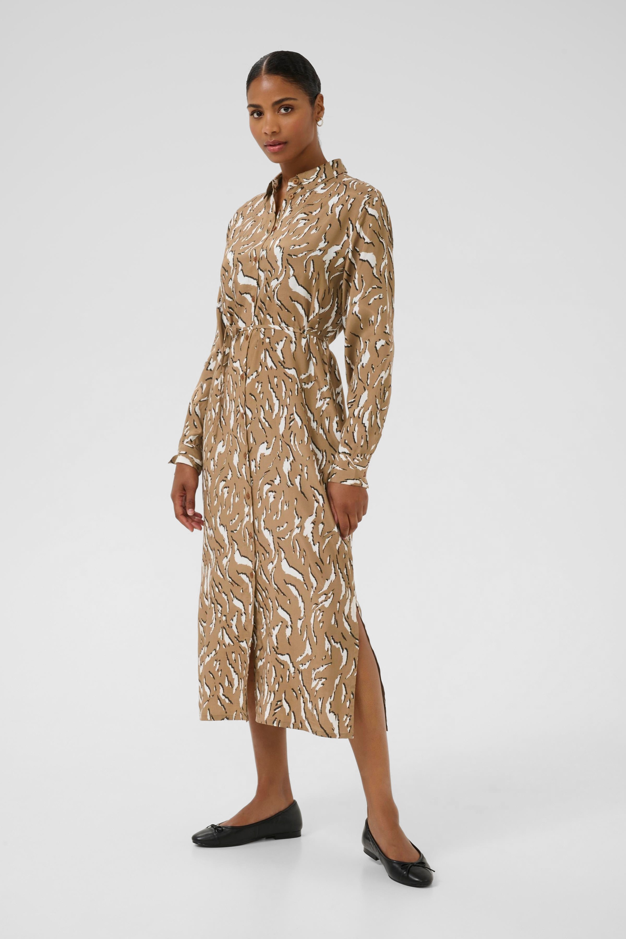 KAFFE Midikleid »Kleid KAmille«