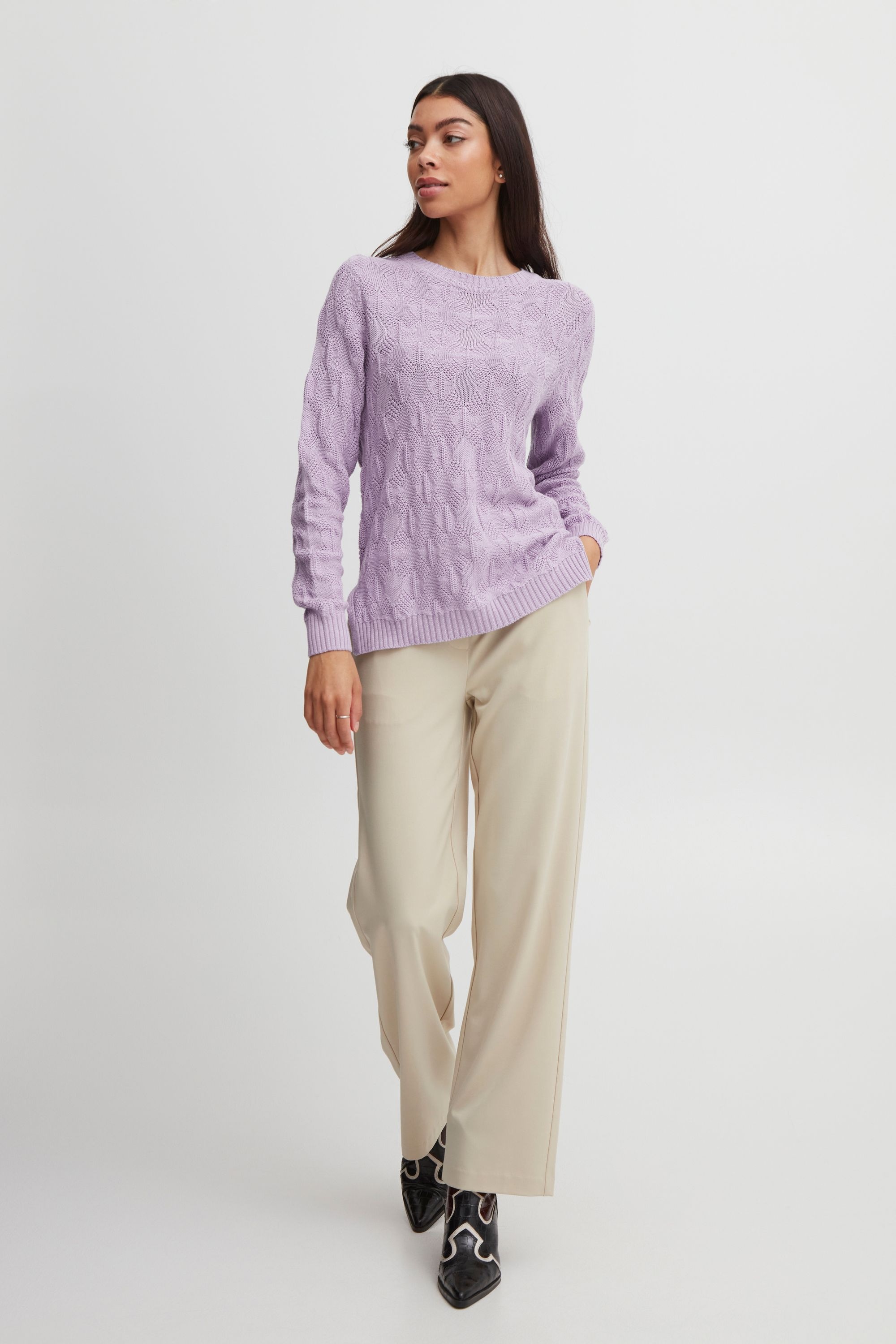 b.young Strickfleece-Pullover »Strickpullover BYMilja«