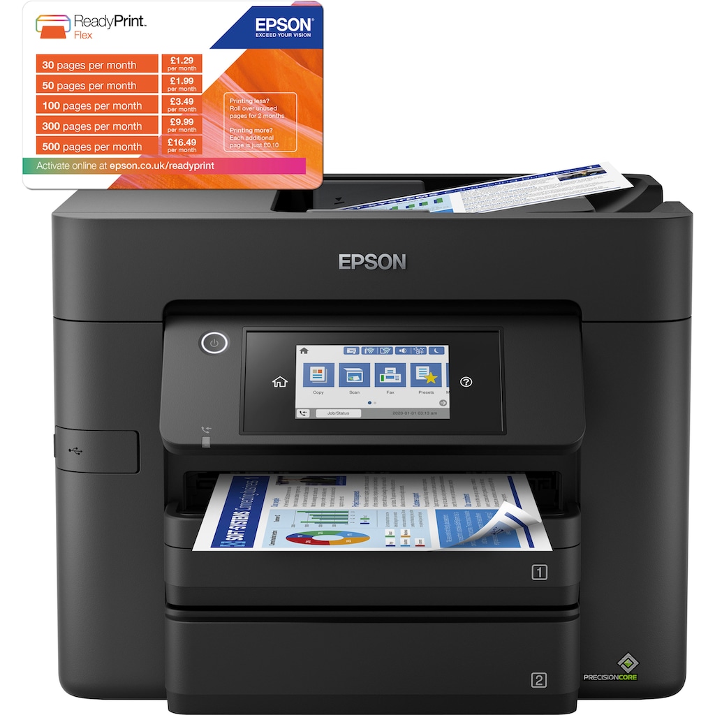 Epson Multifunktionsdrucker »WorkForce Pro WF-4830DTWF«