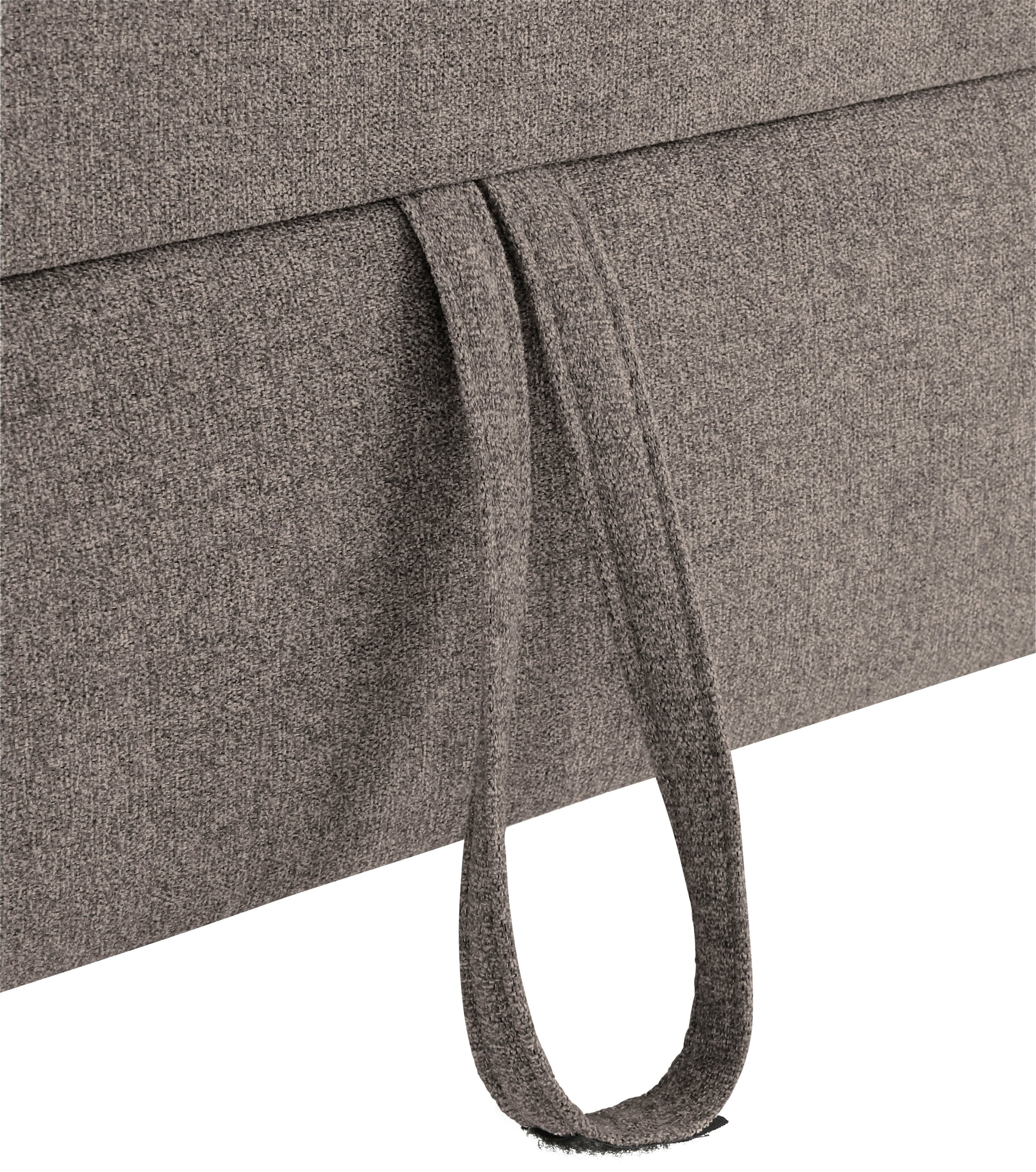 Home affaire Ecksofa »Conville L-Form«, Federkern, wahlweise mit Bettfunktion und Bettkasten bzw. Stauraum