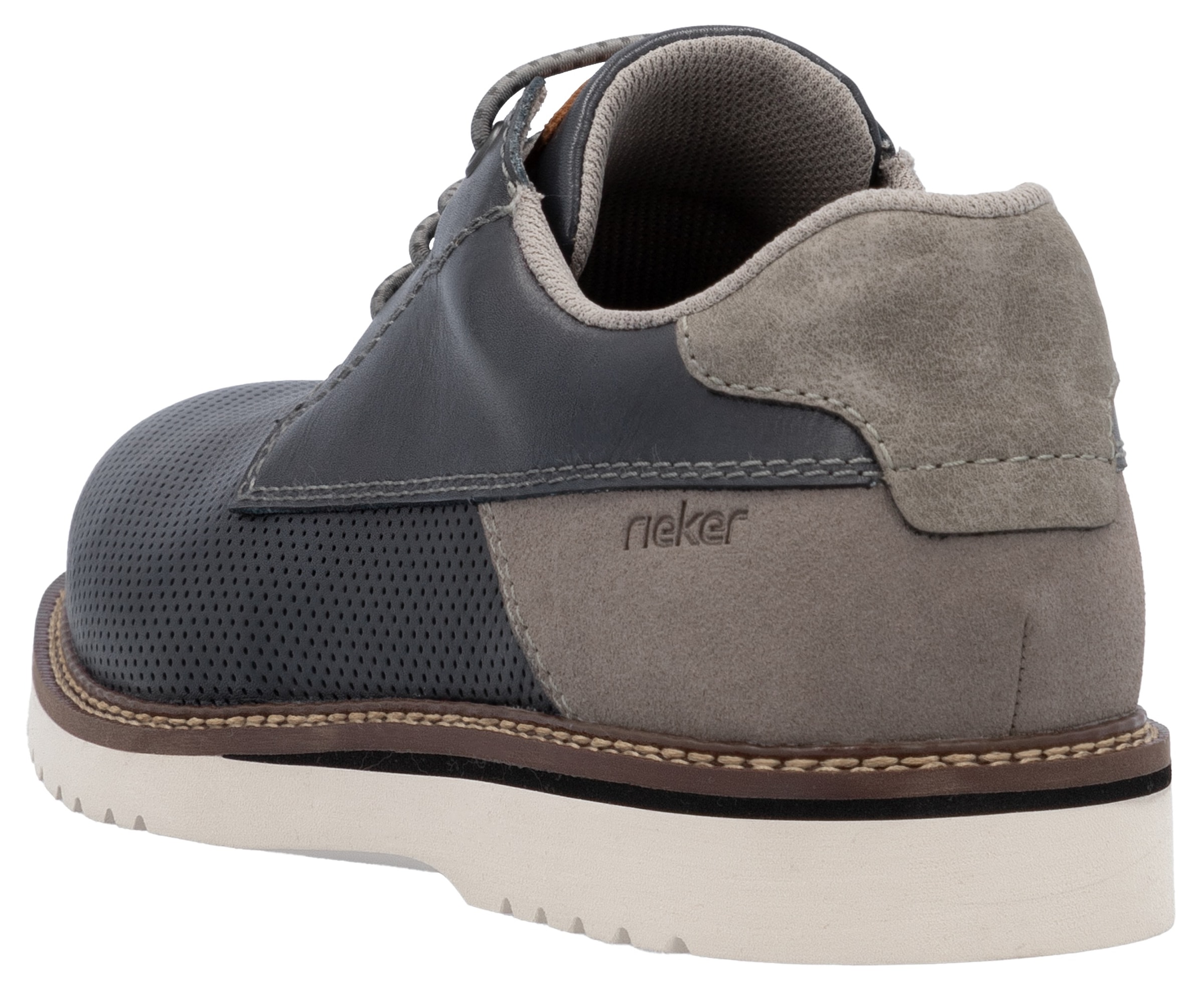 Rieker Schnürschuh, Halbschuh, Casual-Schnürer mit leichtem Einstieg dank Gummizug