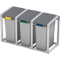 Hailo Mülltrennsystem »ProfiLine Öko XL«, 1 Behälter, 38 Liter, grau, Kunststoff Inneneimer
