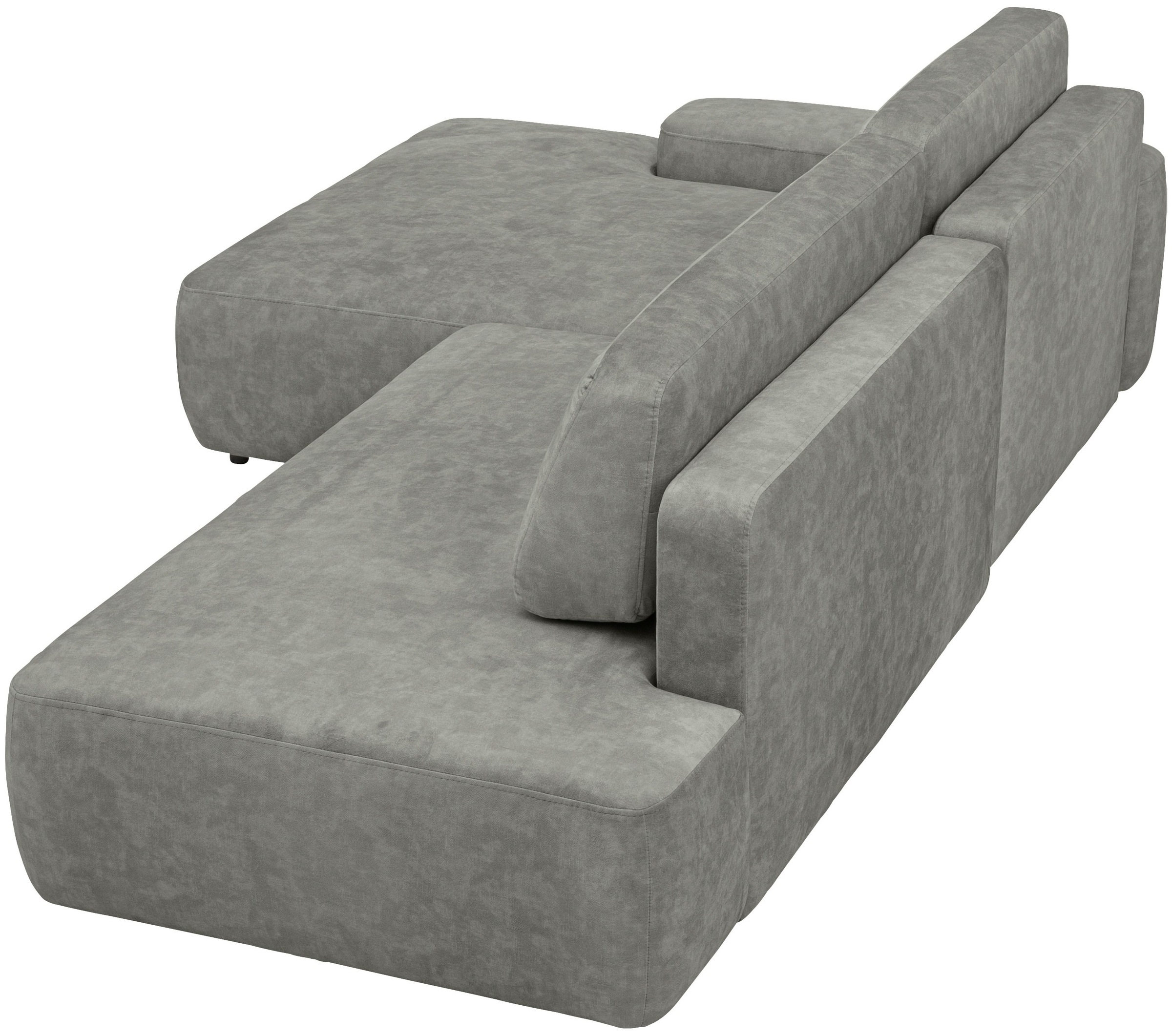 INOSIGN Ecksofa »TORGE, Schlafsofa Cord, Samtvelours u. Strukur fein, Couch in L-Form«, Schlaffunktion und Bettkasten, Liegefläche: 210x125 cm, neues Design