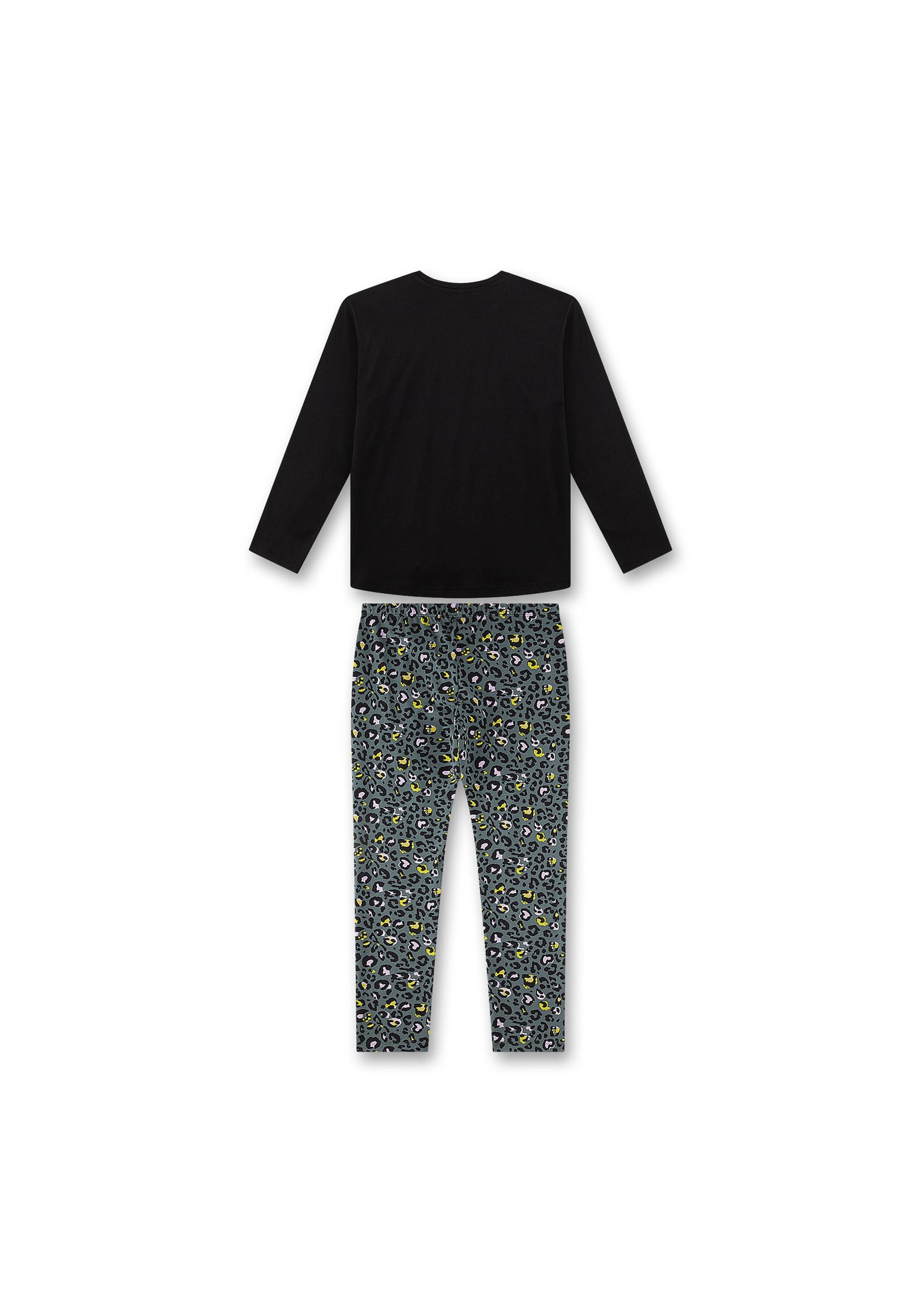 Sanetta Schlafanzug »Pyjama Pyjama Teenager lang Queen of Everything Leo-Print 1er Pack« 1
