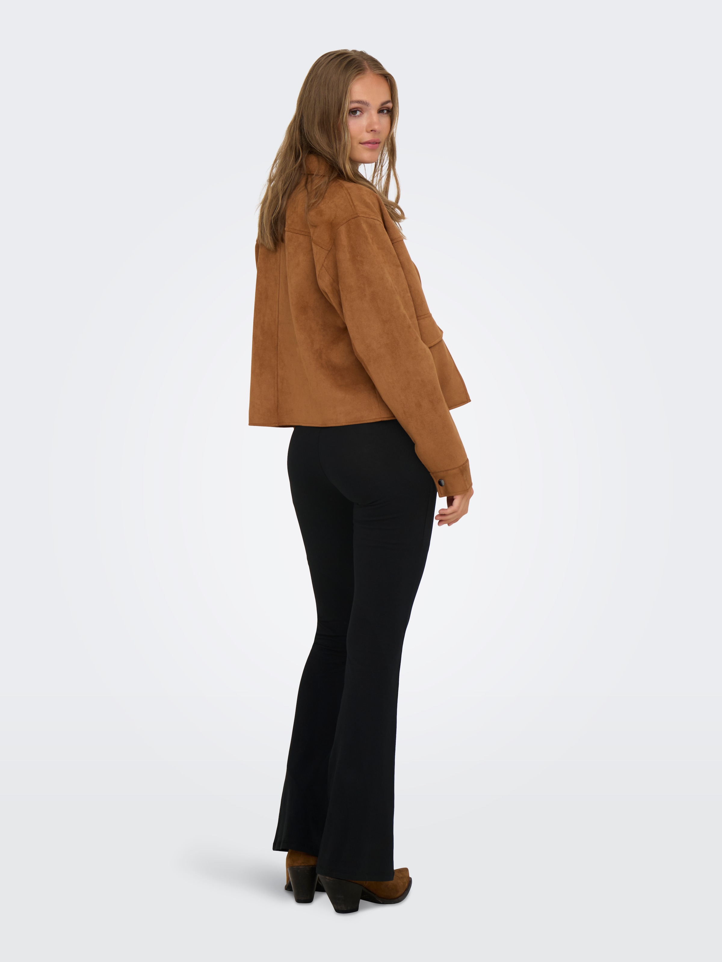 ONLY MATERNITY Umstandsleggings »OLMLOVELY LEO FLARED PANT 2-PACK NOOS«, (Packung, 2 tlg.)