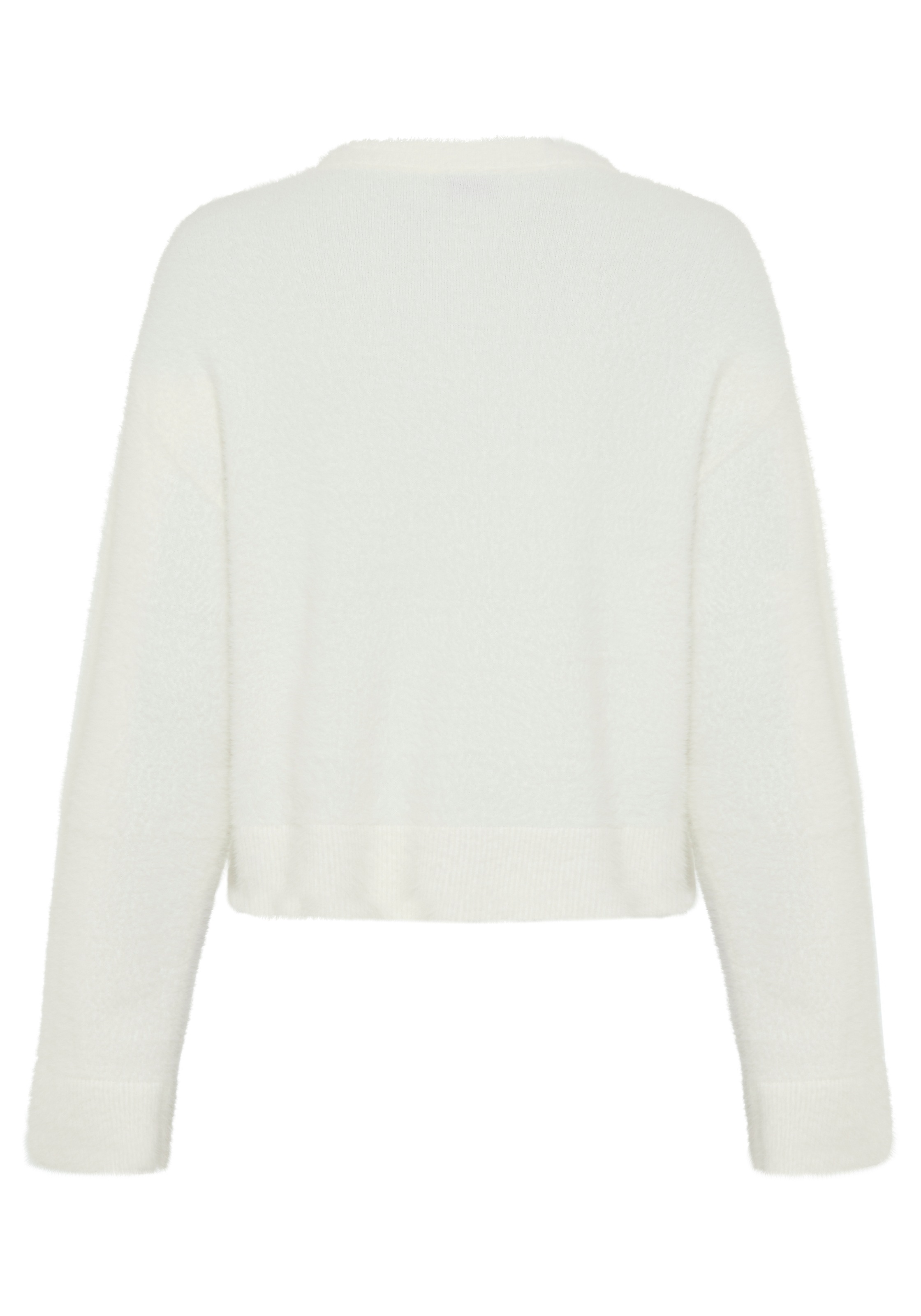 HUGO Blue Strickpullover »Sfurryna«, Oversize, Crew Neck