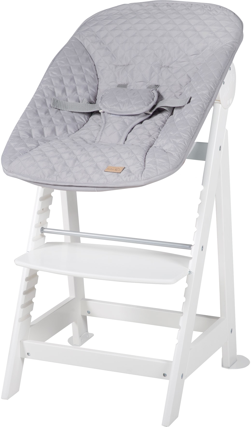 bei roba® Hochstuhl Born 2-in-1 »Treppenhochstuhl mit Neugeborenen-Aufsatz Up«, Set Style, ♕