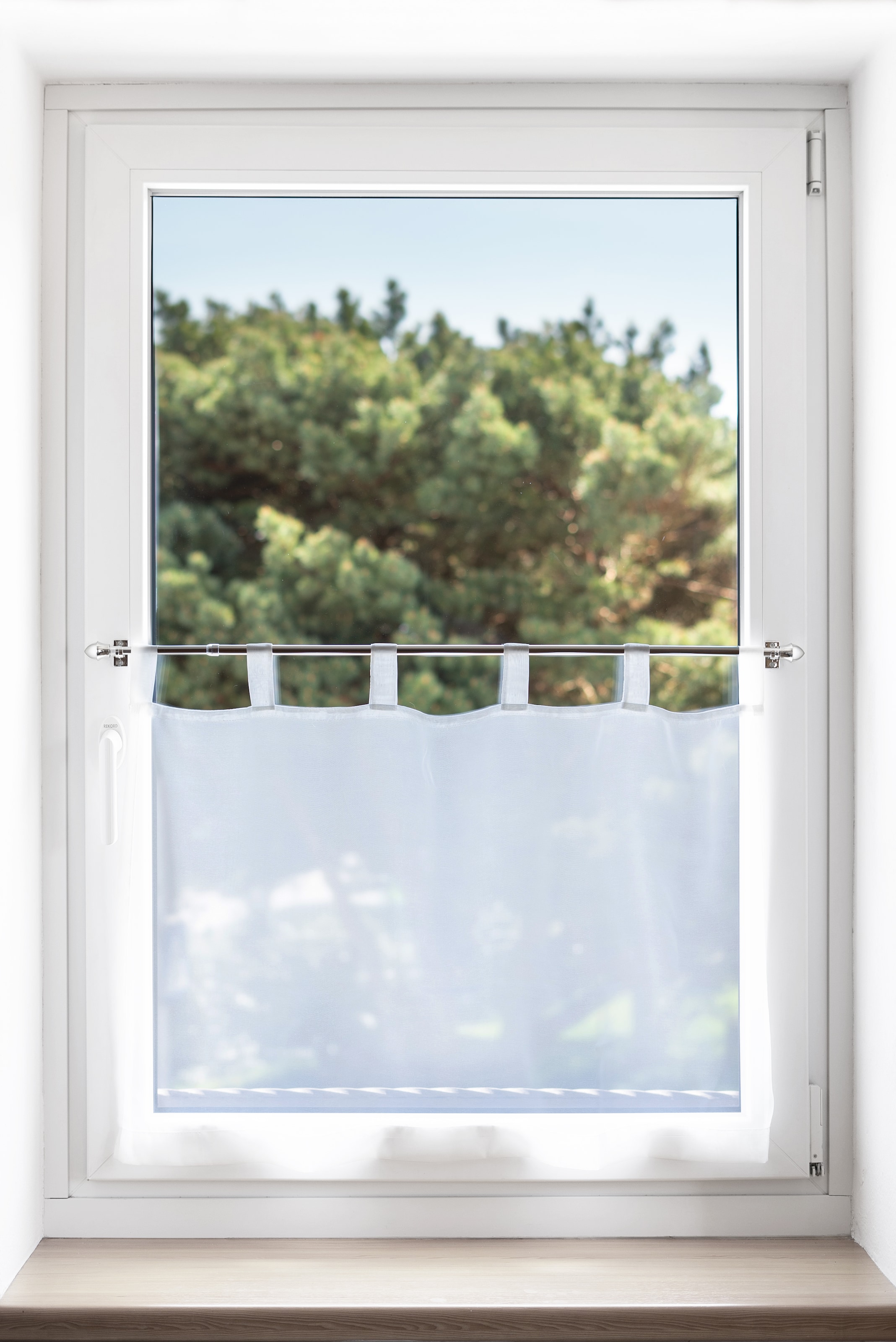 GARESA Scheibenstange »BAROCK« Ø 13 mm 1 läufig-läufig ausziehbar Montage zum Schrauben oder klemmen, ausziehbar