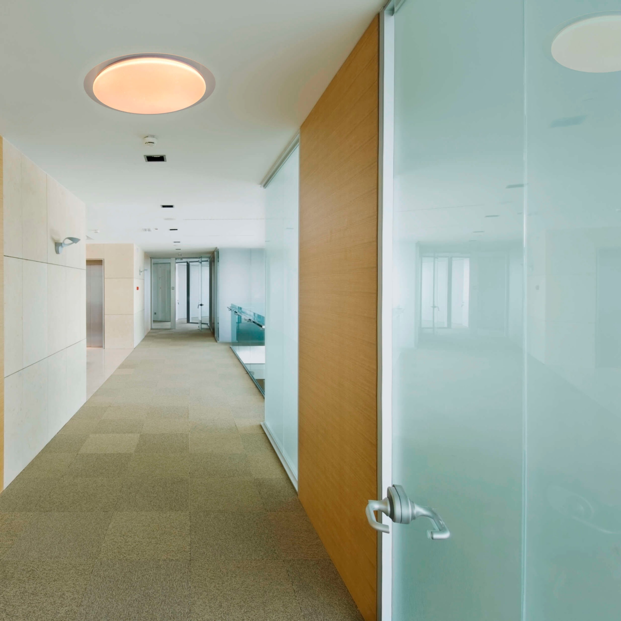 näve LED Deckenleuchte »Locarno« LED-Modul 1 Stk. warmweiß - kaltweiß Kristalleffekt, warmweiß-kaltweiß wechselbar per Wandschalter, D:46cm