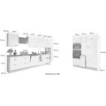 OPTIFIT Küchenzeile »Cara«, ohne E-Geräte, mit Vollauszügen und Soft-Close-Funktion, Breite 480 cm
