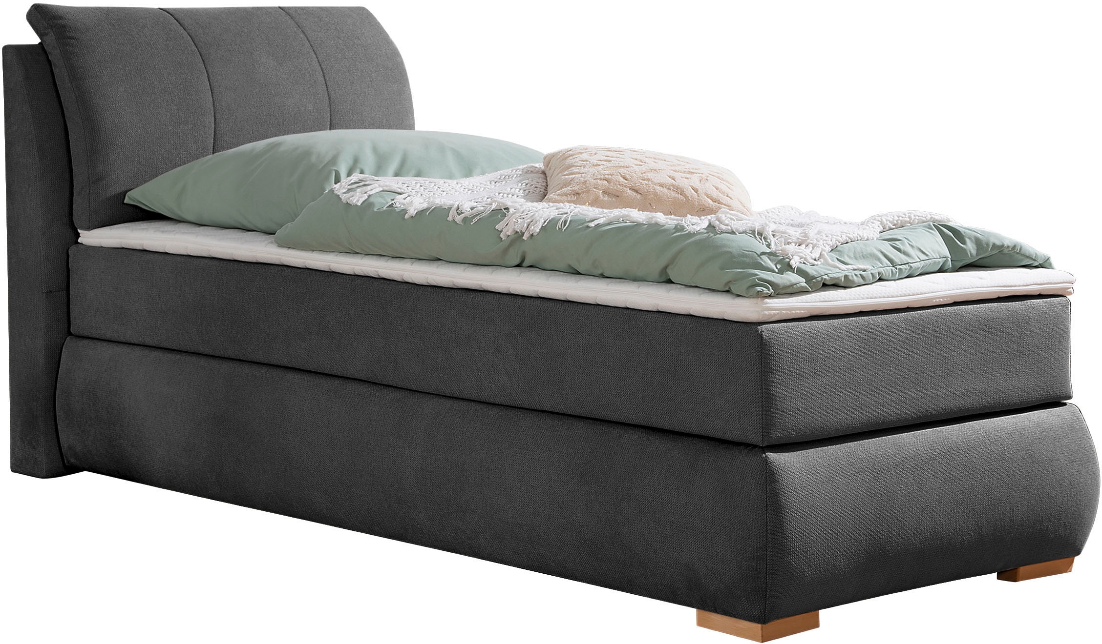 Home affaire Boxspringbett »Breitenthal« abnehmbare Rückenkissen mit Klettband