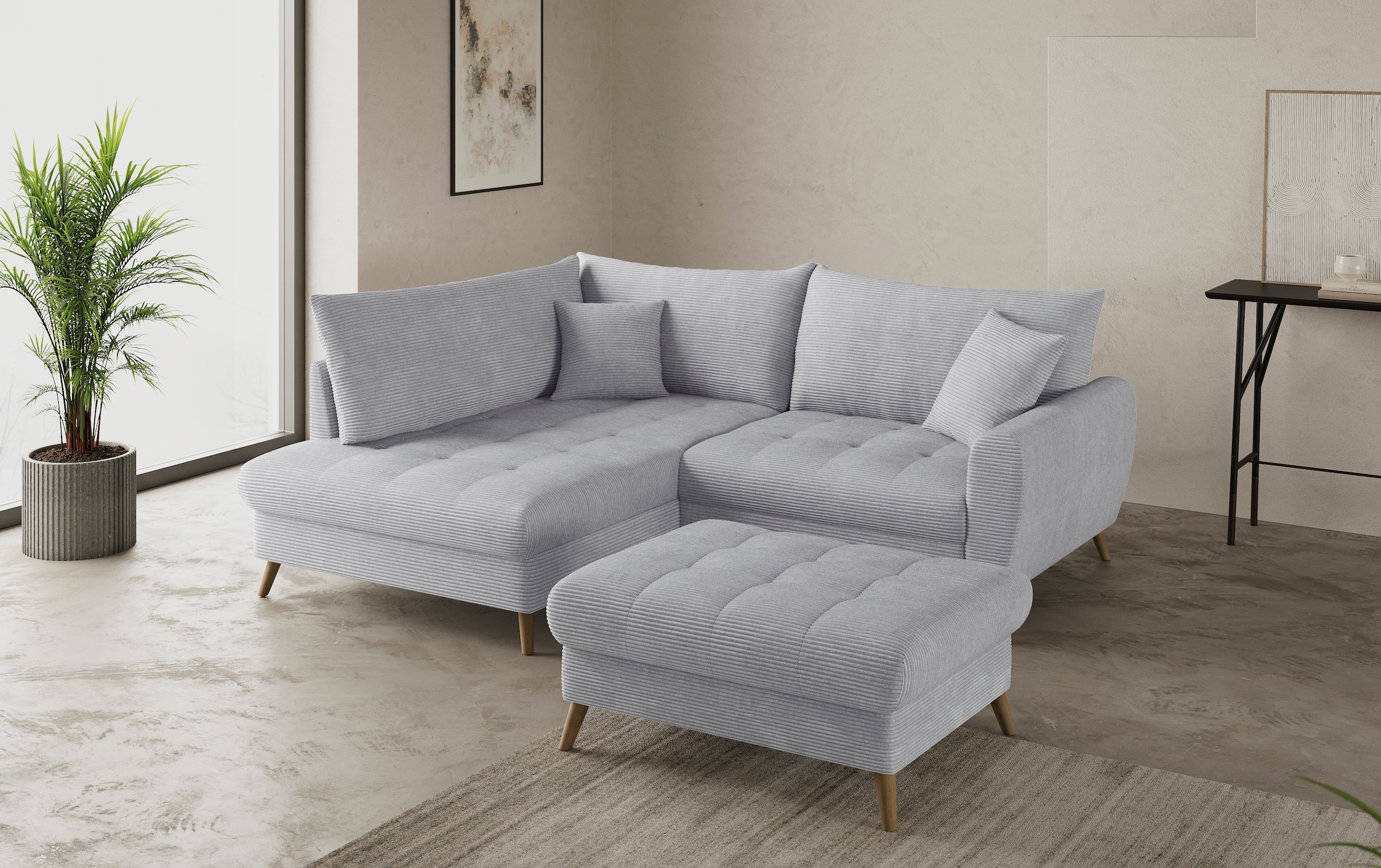 Mr. Couch Hockerbank »Blackburn II«, Passend zu der Garnitur, mit Kaltschaum, bis 140 kg belastbar