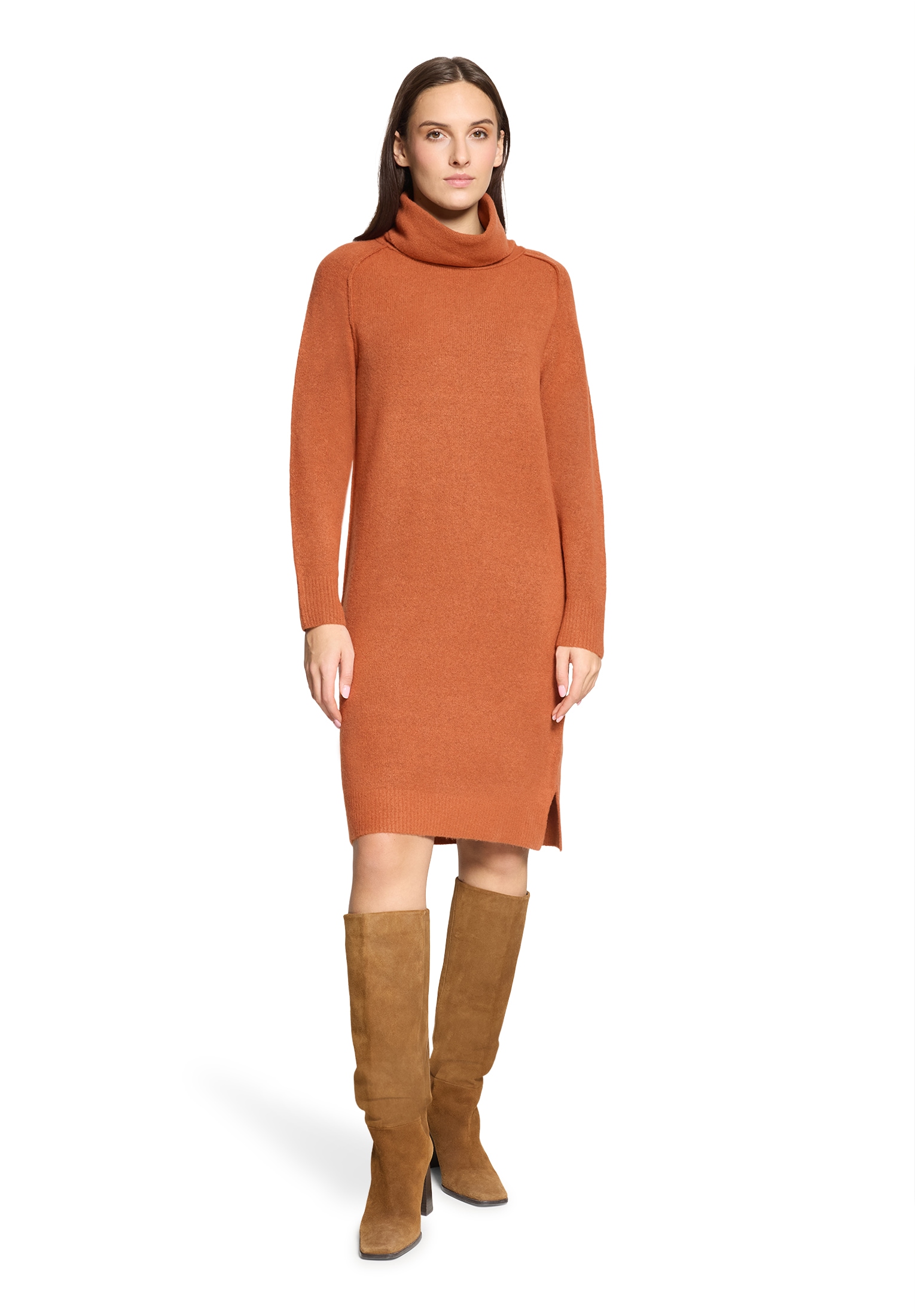 Cartoon Strickkleid »Strickkleid mit Turtle Neck«