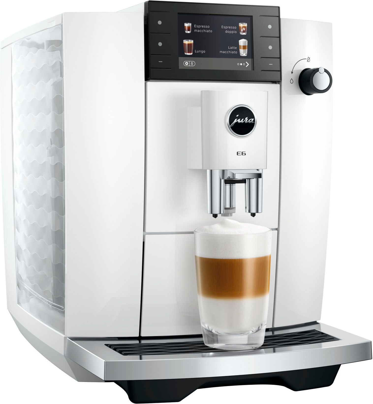 JURA Kaffeevollautomat »E6 Piano White (ED)«
