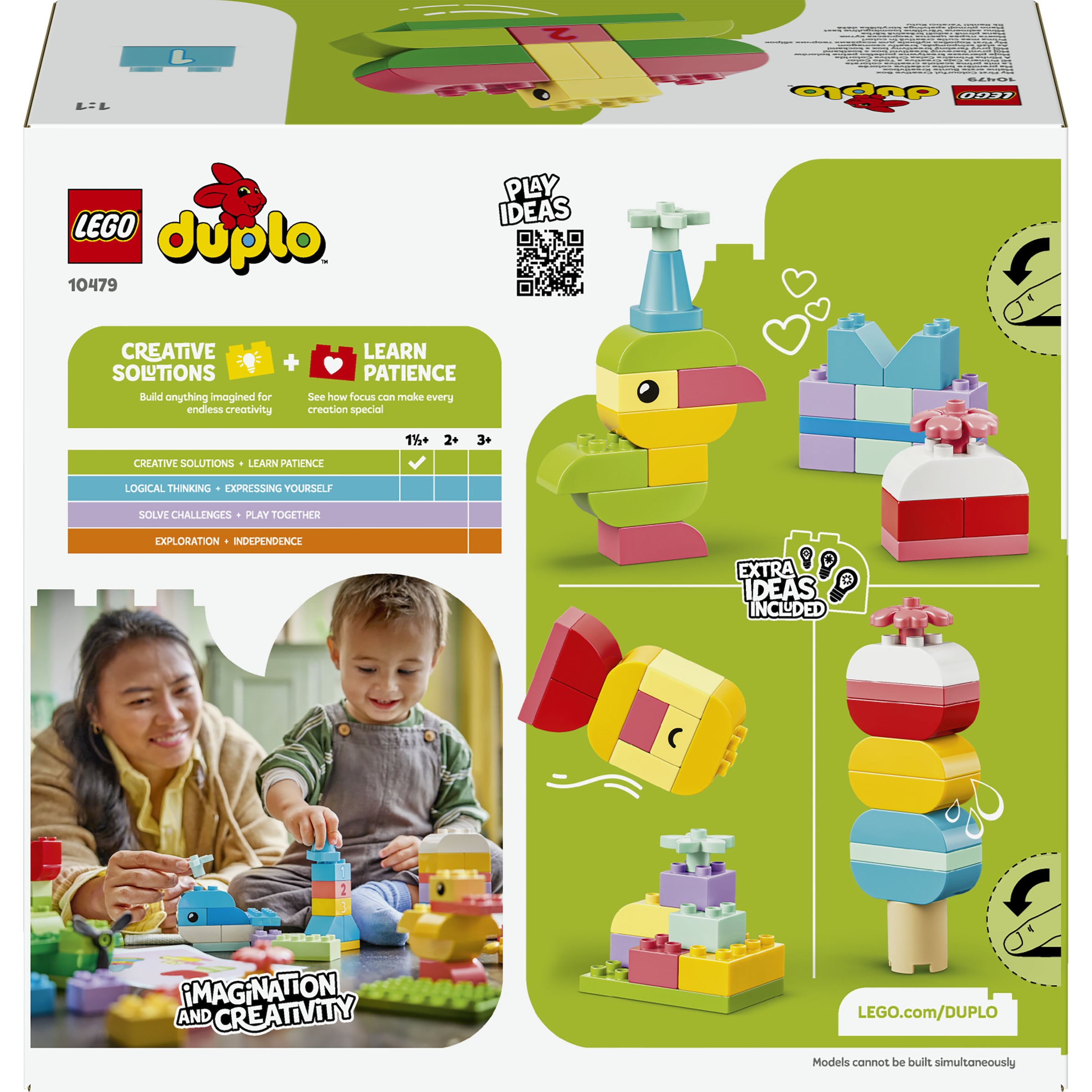 LEGO® Konstruktionsspielsteine »Bunte Kreativbox (10479), LEGO DUPLO Classic« Made in Europe