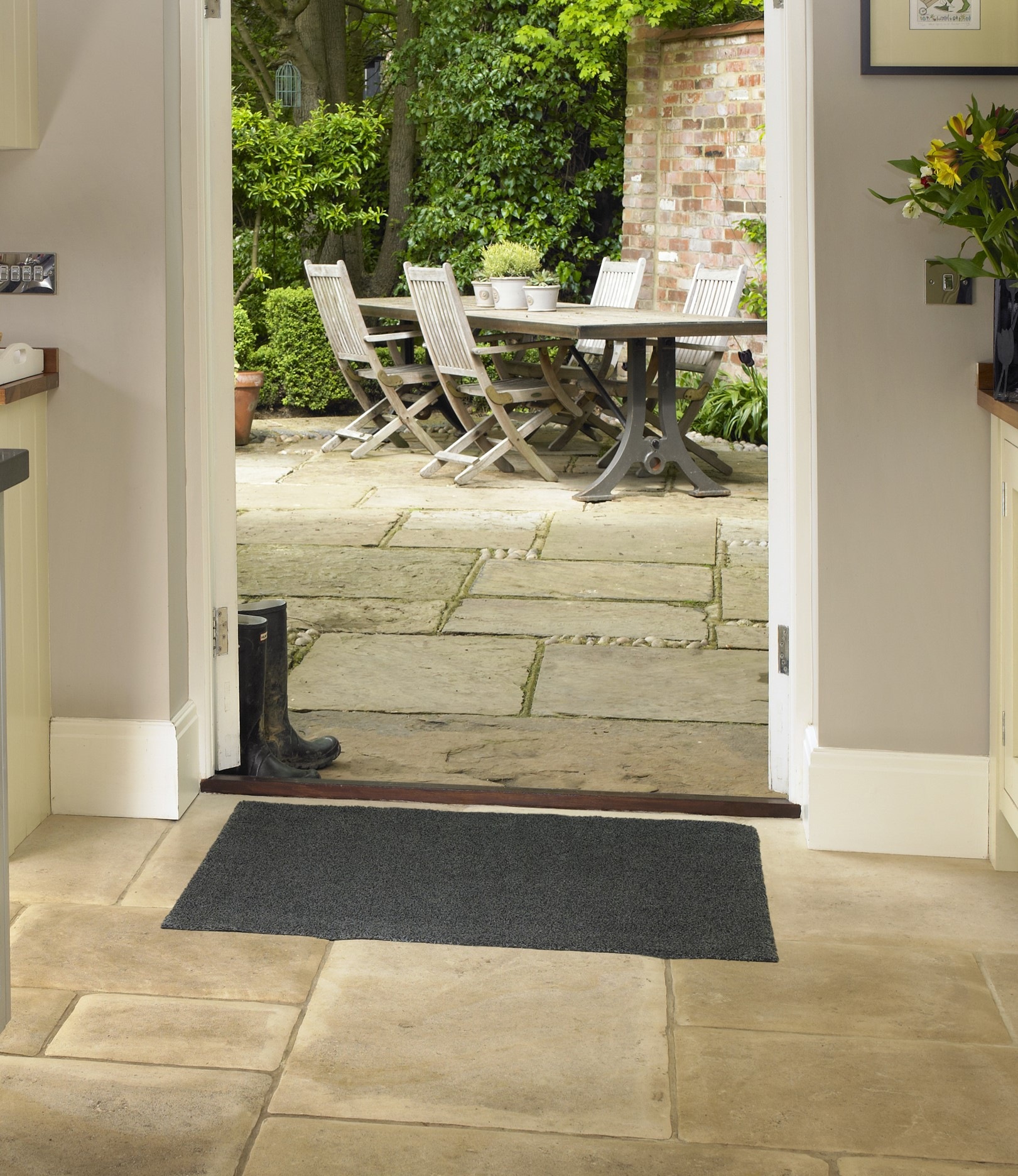 Turtle Mat Fußmatte »Grey« rechteckig 8 mm Höhe