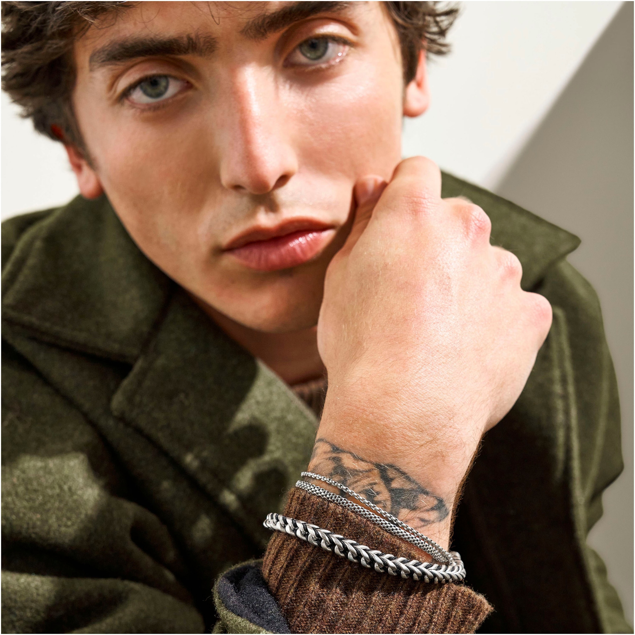 Skagen Armband »Schmuck Geschenk Edelstahl Armkette Tov Mesh«