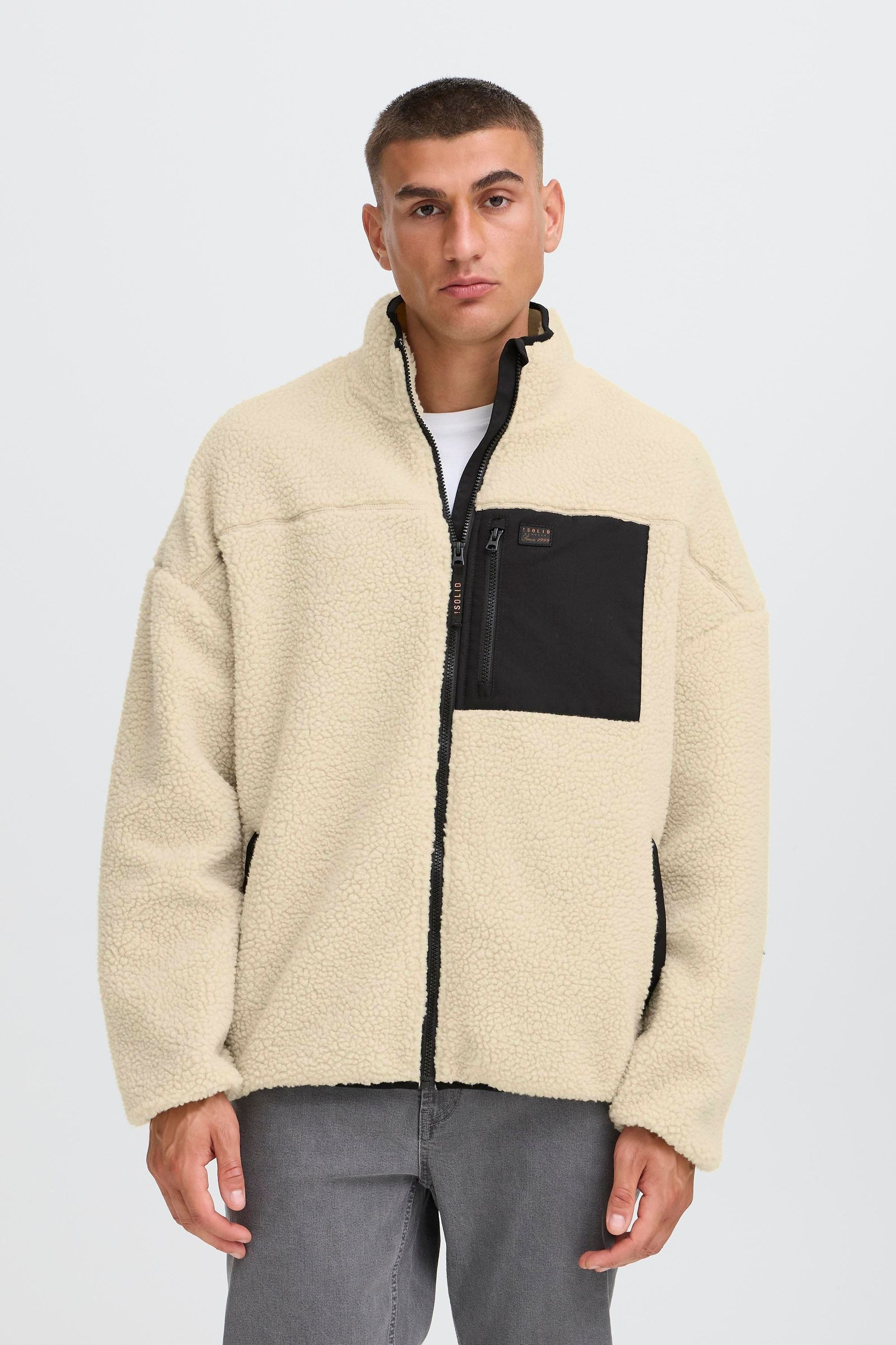 !Solid Plüschjacke »Plüschjacke SDMCWALTHER«