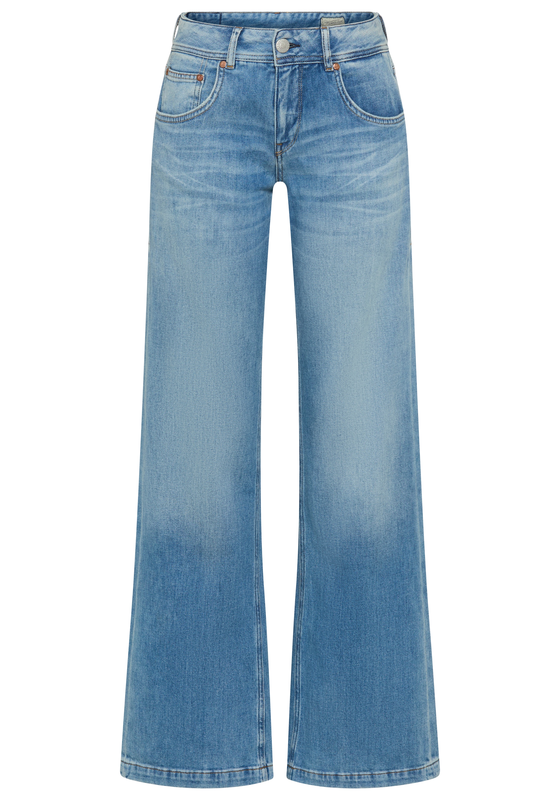 Herrlicher »Edna Denim Stretch« mit weitem Bein, Flared Fit