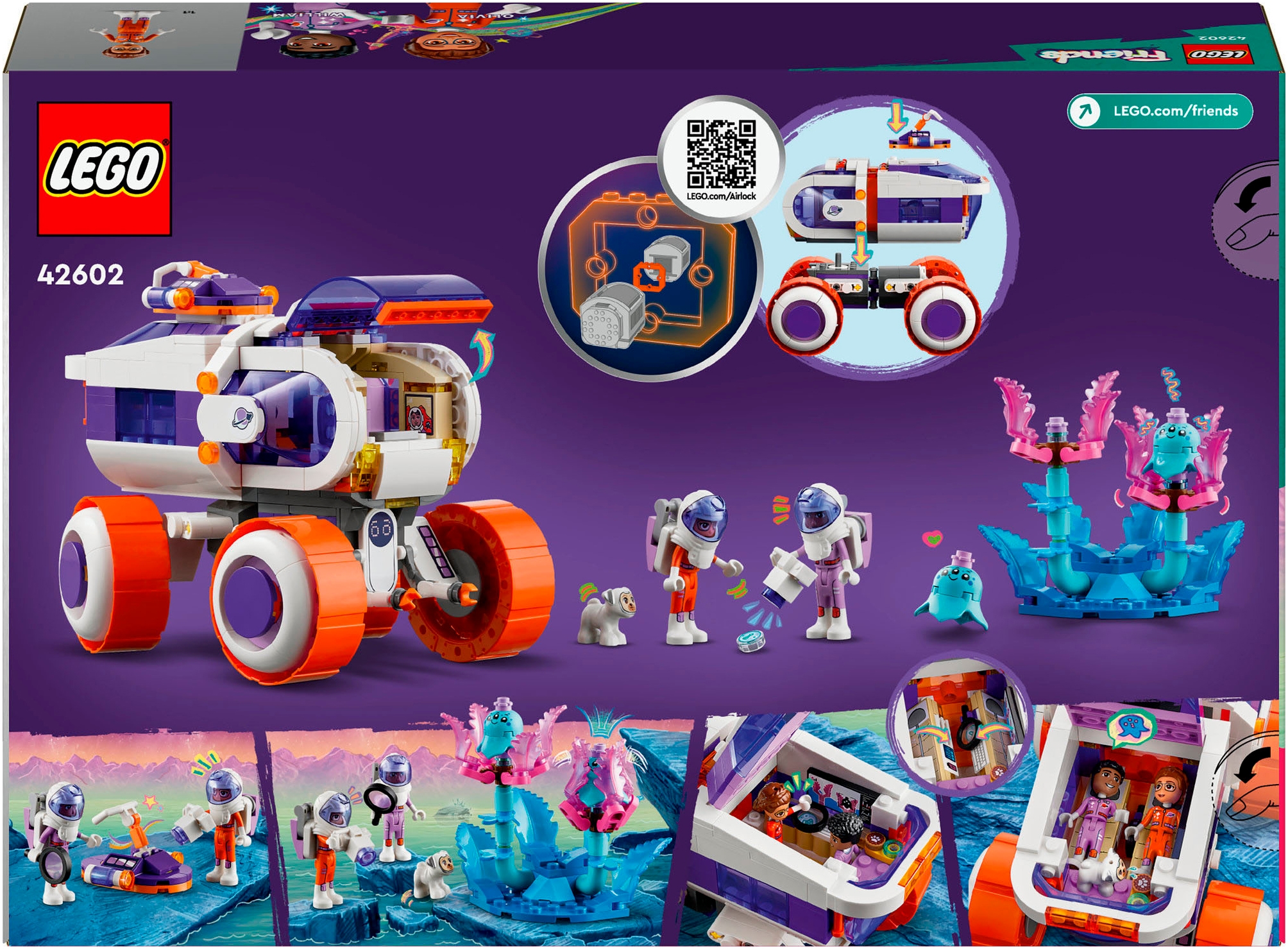 LEGO® Konstruktionsspielsteine »Fahrzeug zur Weltraumforschung (42602), LEGO Friends«, (514 St.), Seltenes Set; Made in Europe