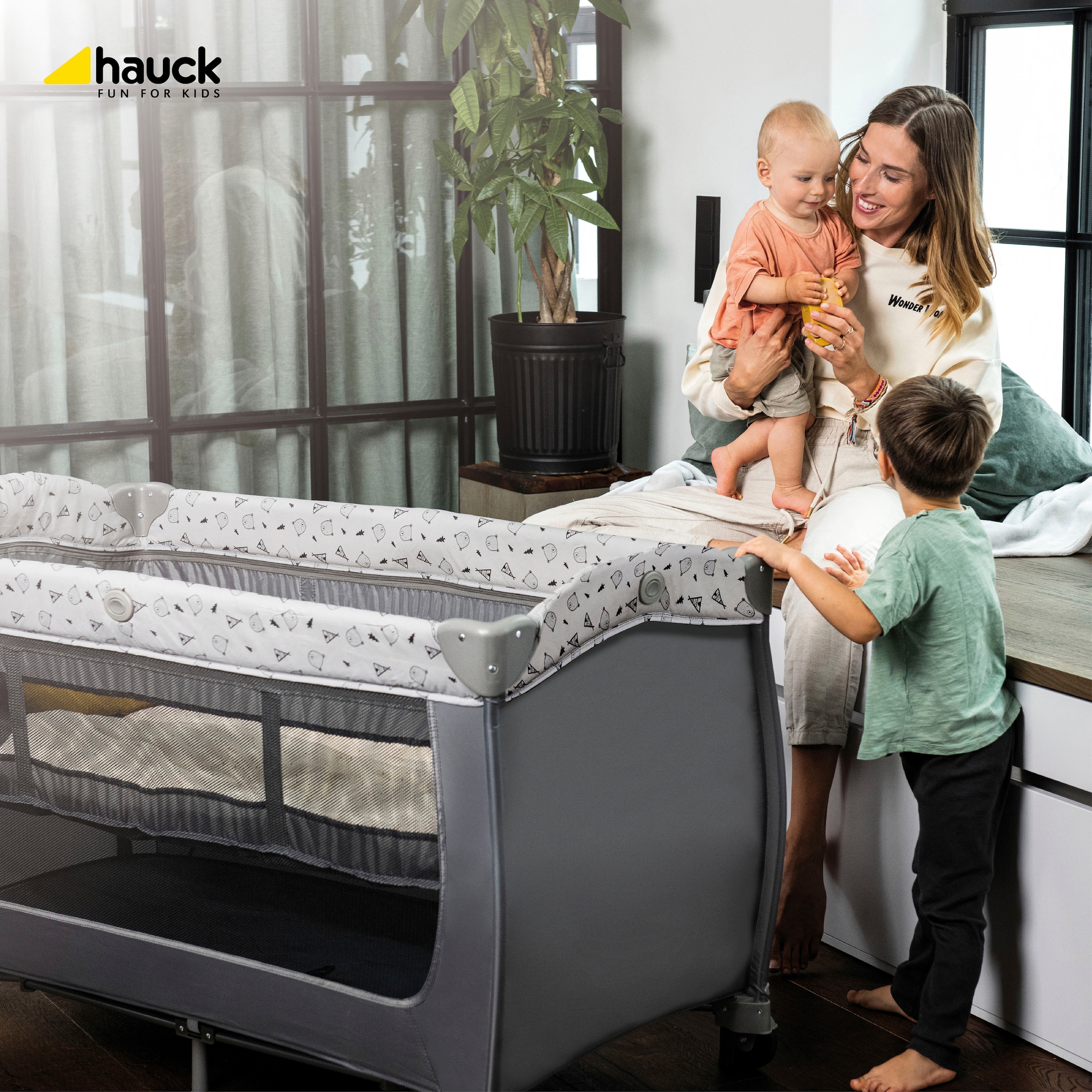 Hauck Baby-Reisebett »Sleep'N Play Center, Stars«, inkl. Transporttasche