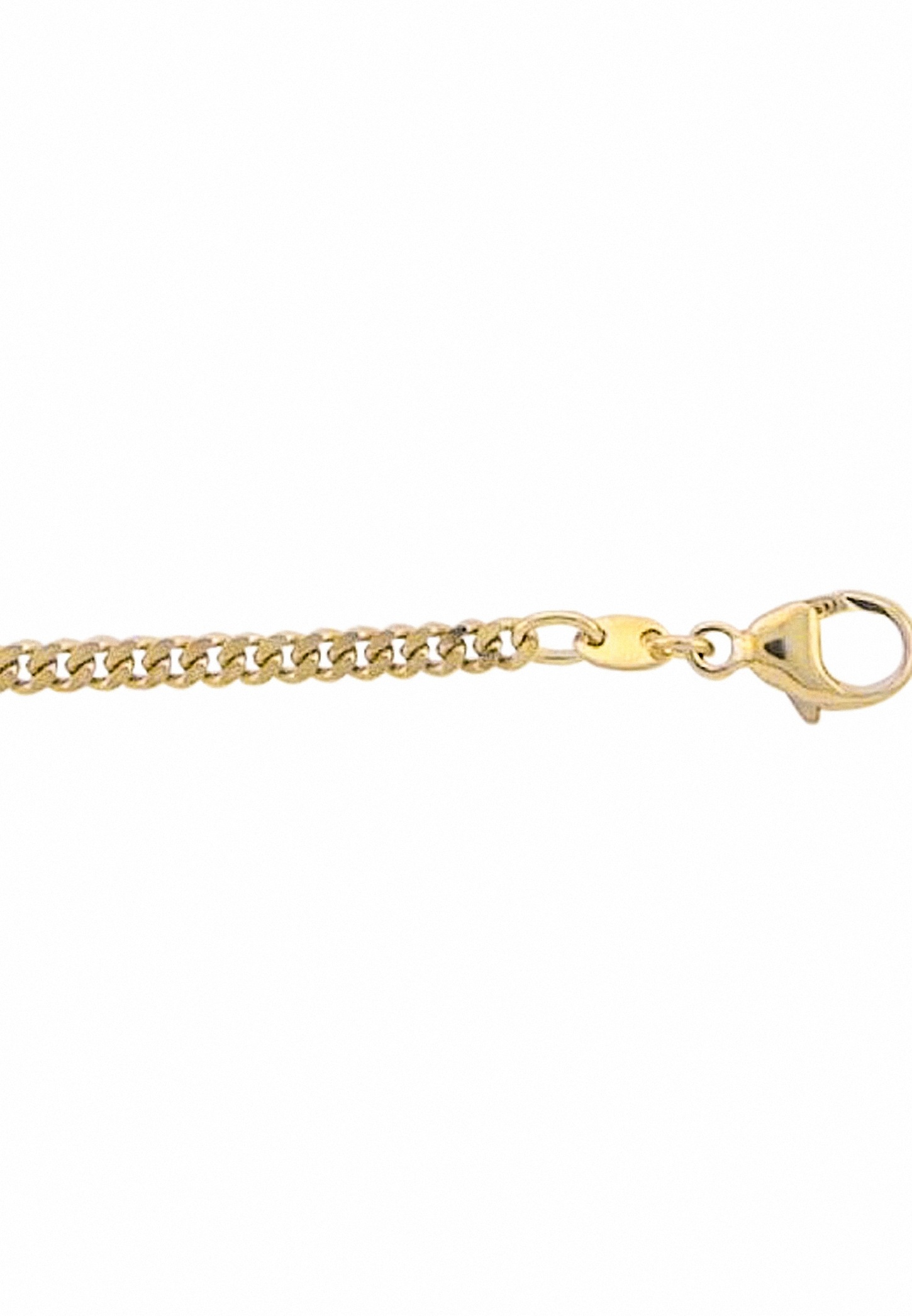 Adelia´s Goldarmband »585 Gold Flach Panzer Armband 18,5 cm Ø 2,8 mm«