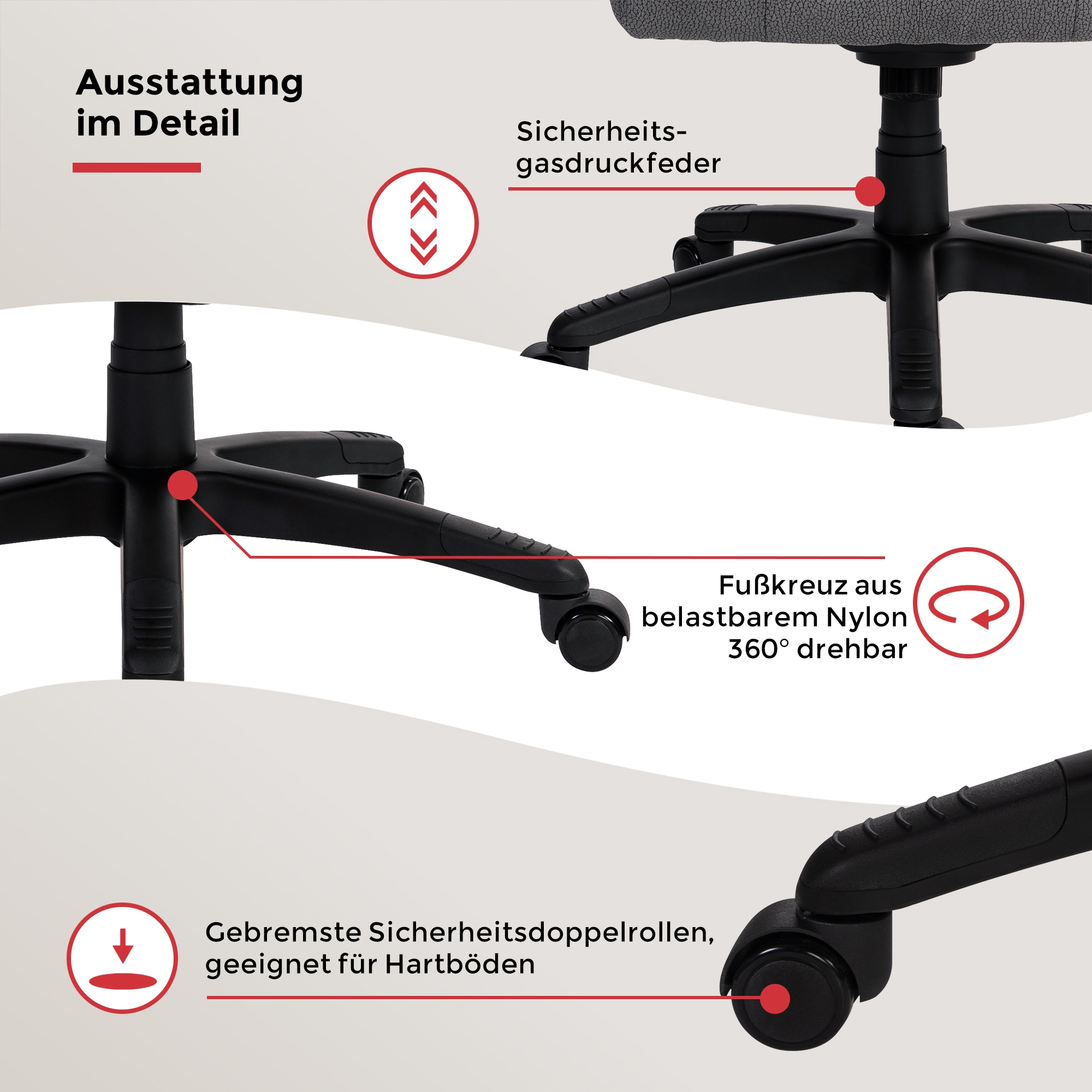 Duo Collection Chefsessel »John XXL« () mit gepolsterten Armlehnen