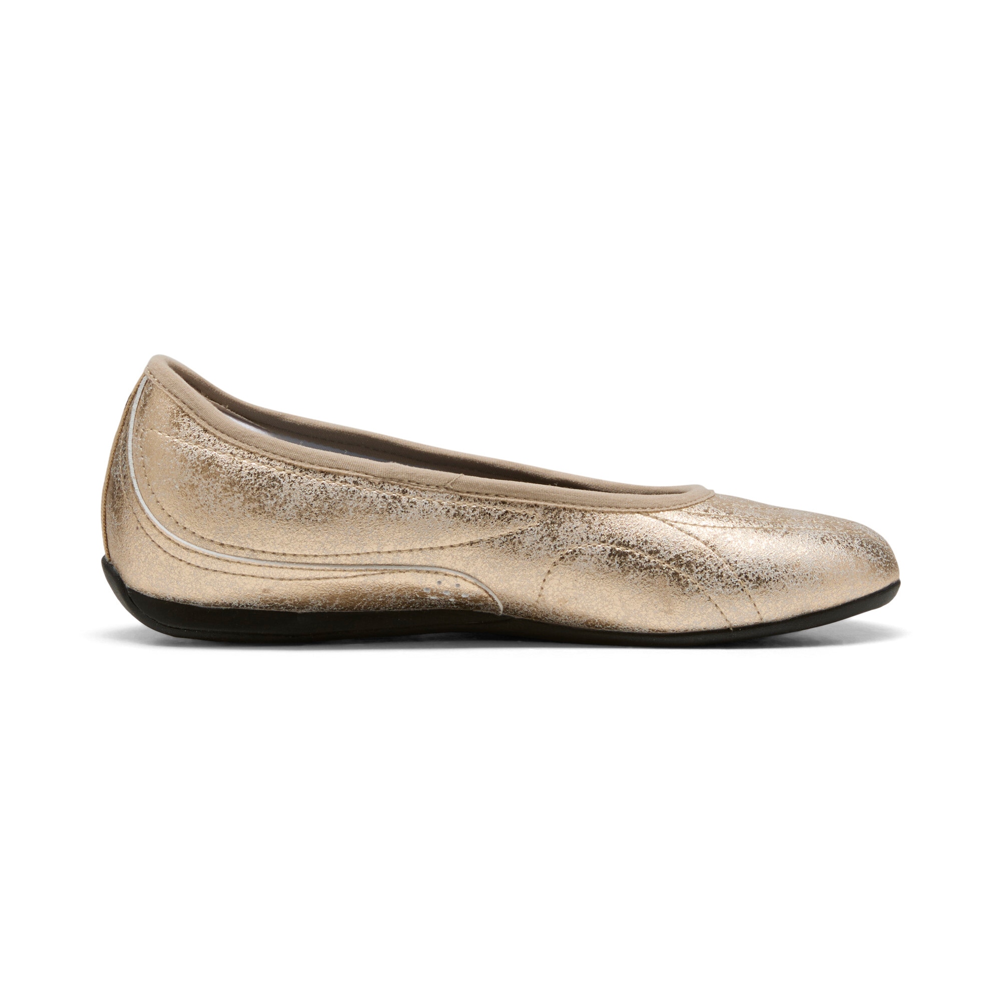 PUMA Sneaker »CATCH SOLEIL BALLERINA METALLIC WHISPER«  mit profillaufsohle aus Gummi, mit Textilmix und Textilfutter