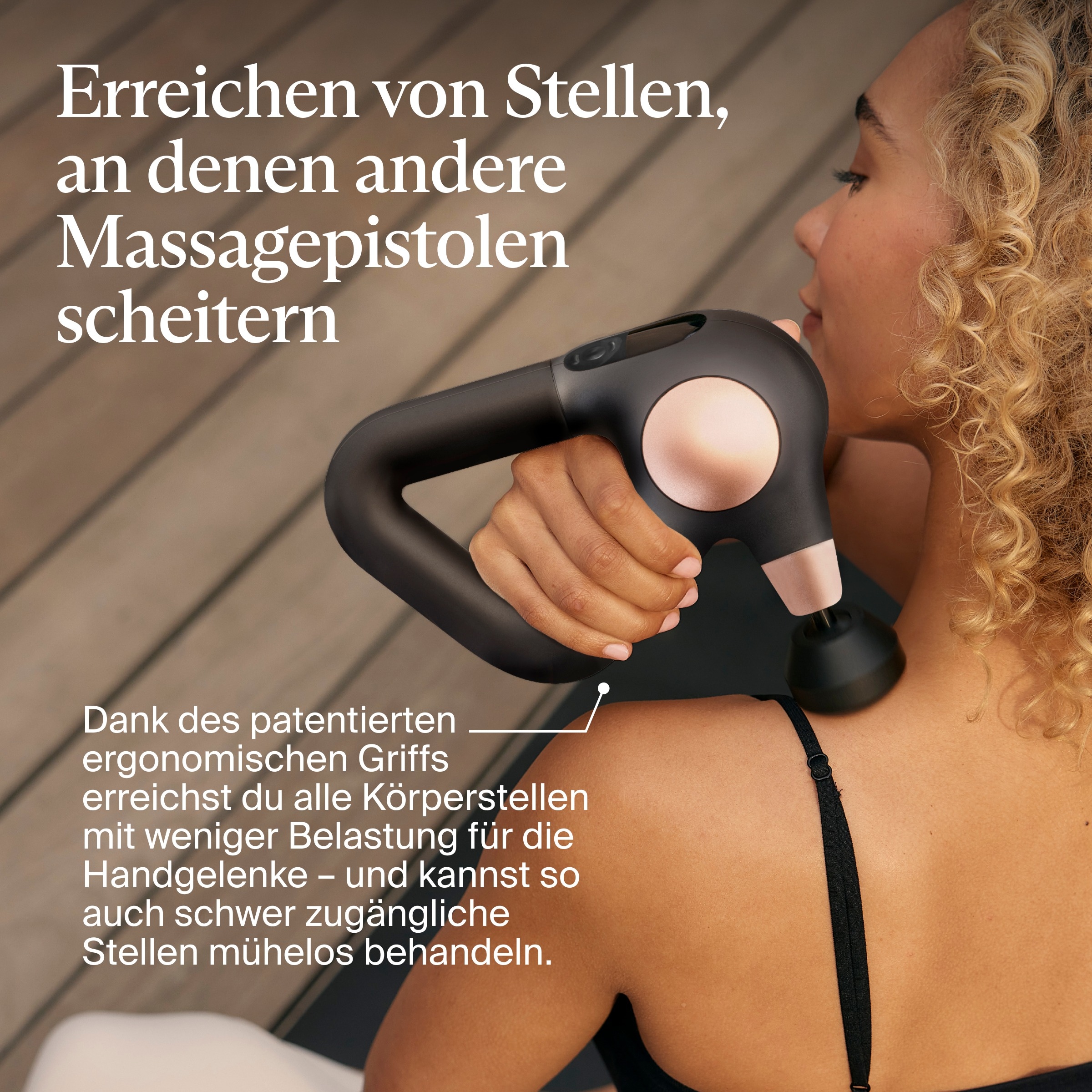Therabody Massagepistole »Theragun Sense 2« Schmerzen & Muskelkater lindern, Verspannungen lösen, besser schlafen