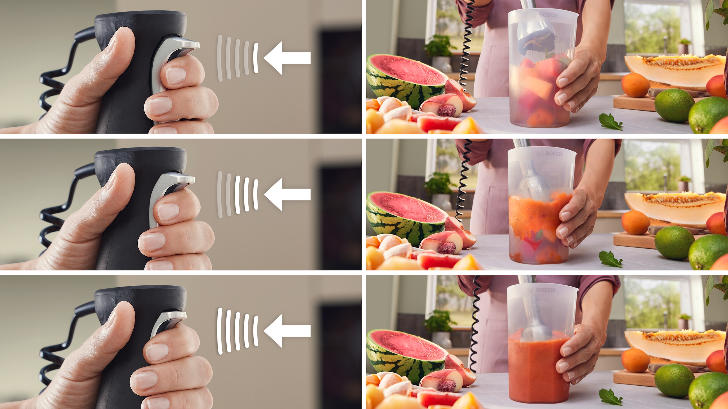 BOSCH Stabmixer »ErgoMaster Serie 8, MSM8M934, Doppelschneebesen, Becher, Zerkleinerer« 1500 W 6 Klingen Edelstahl, Spiralkabel, Keramikkupplung, luftgekühlter Motor