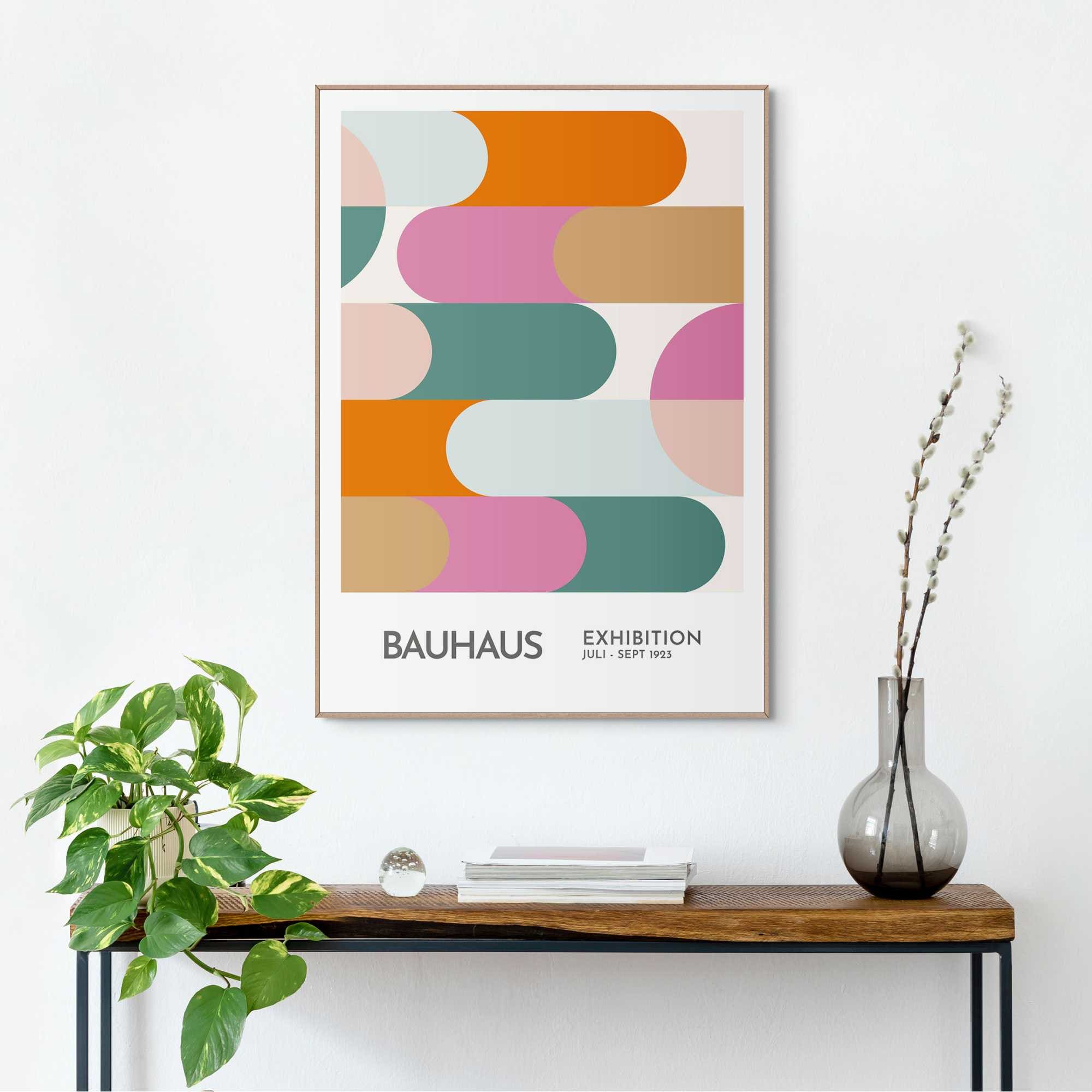 Reinders! Poster »Bauhaus Style« Wohnzimmer - Exhibition - Mehrfarbig - MDF - Kunst - 50x70 cm