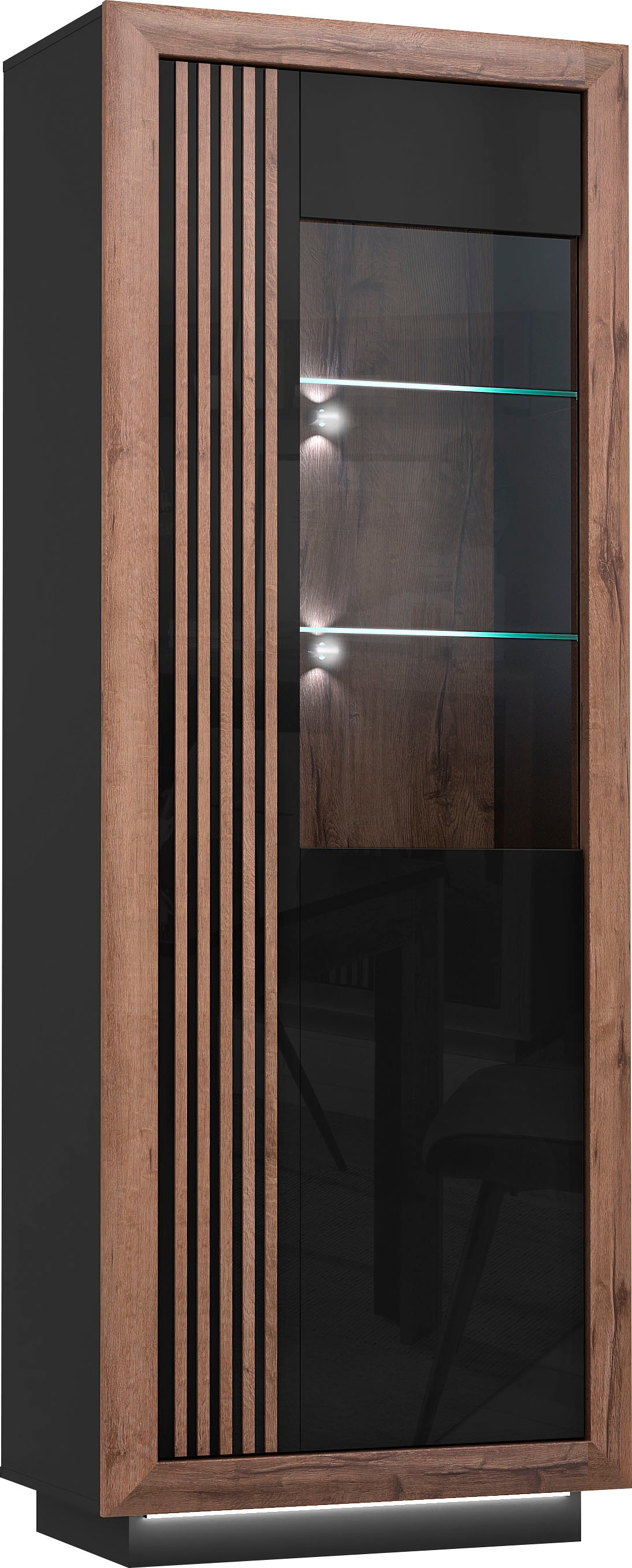 FORTE Highboard »Savona«, Höhe 197 cm, inkl. Sockelbeleuchtung