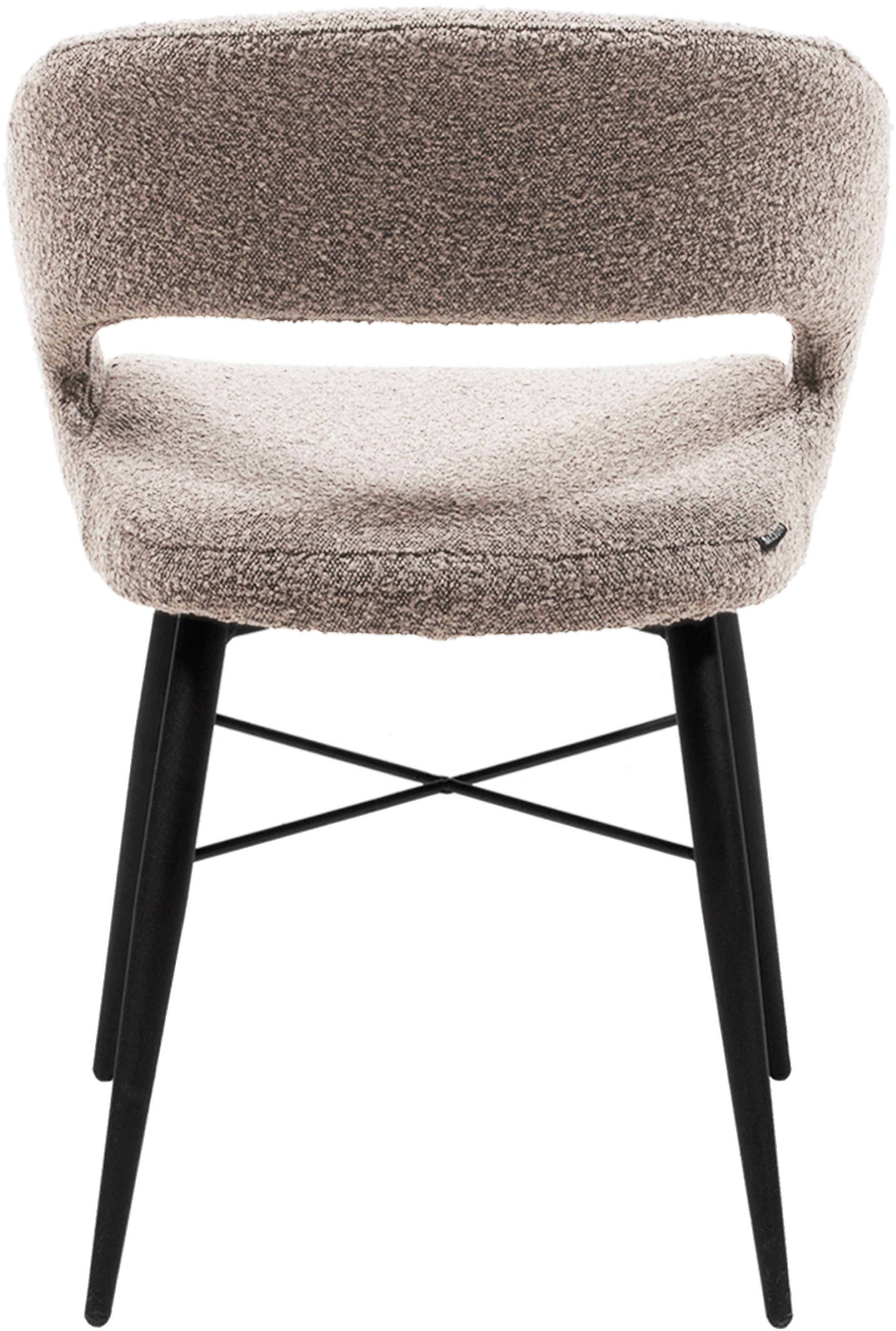 OMG Design Esszimmerstuhl »Marley«, (Set), 1 St., Stoff, mit modernem Cut-Out, Bouclé Bezug