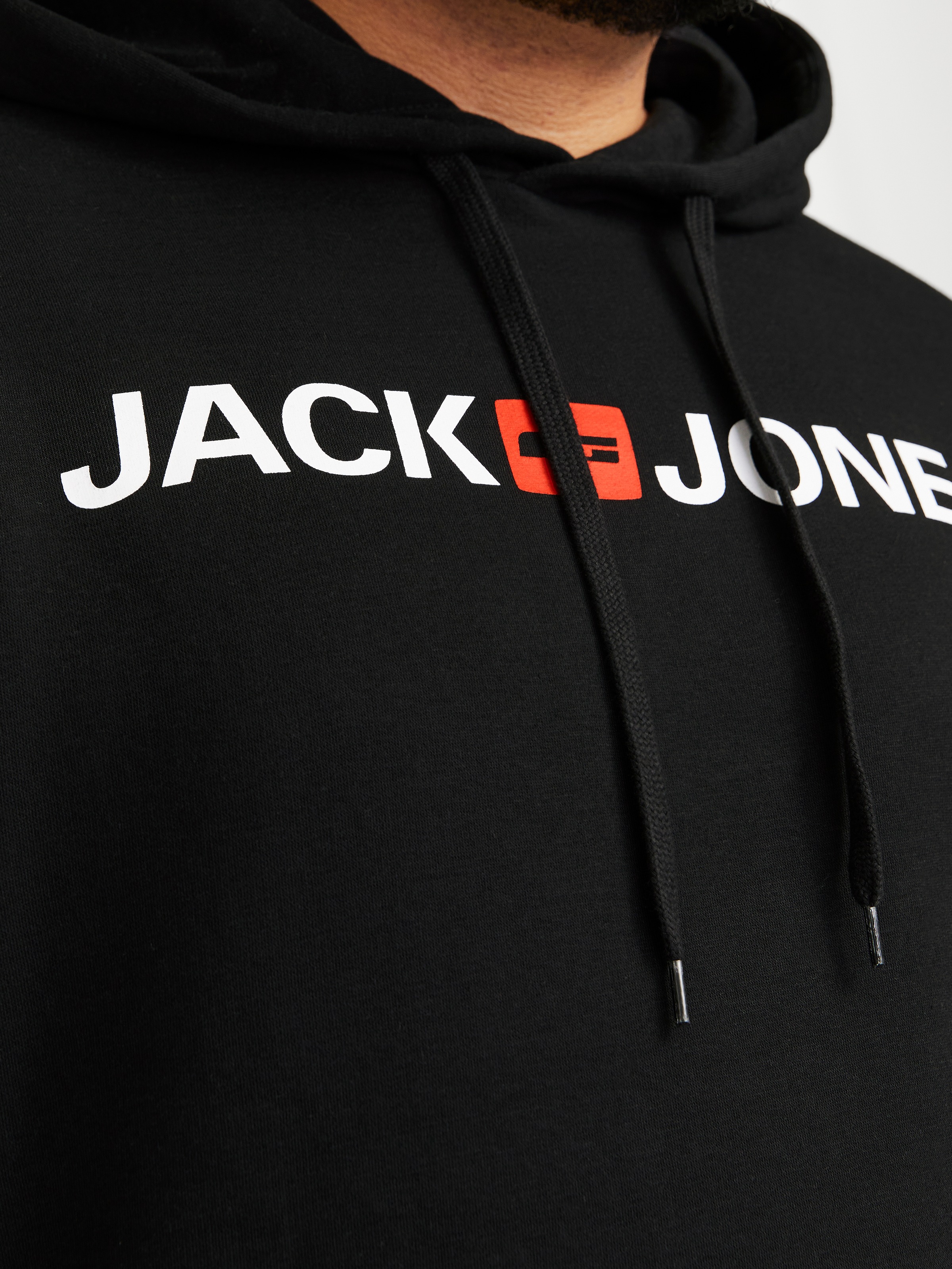 Jack & Jones PlusSize Kapuzensweatshirt »JJECORP OLD LOGO SWEAT HOOD NOOS PLS«, mit Logo Print