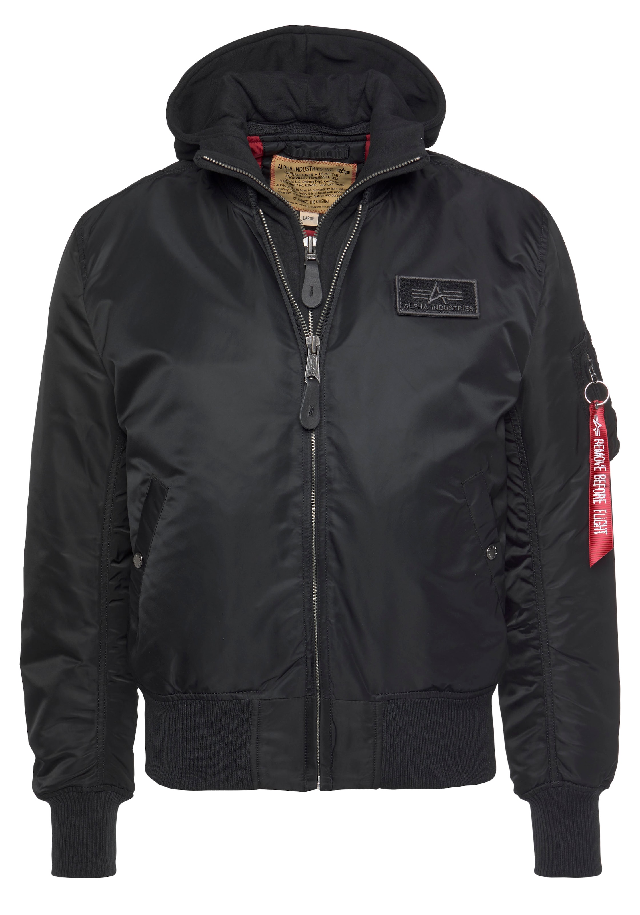 Alpha Industries Bomberjacke »MA-1 D-TEC«, mit Kapuze