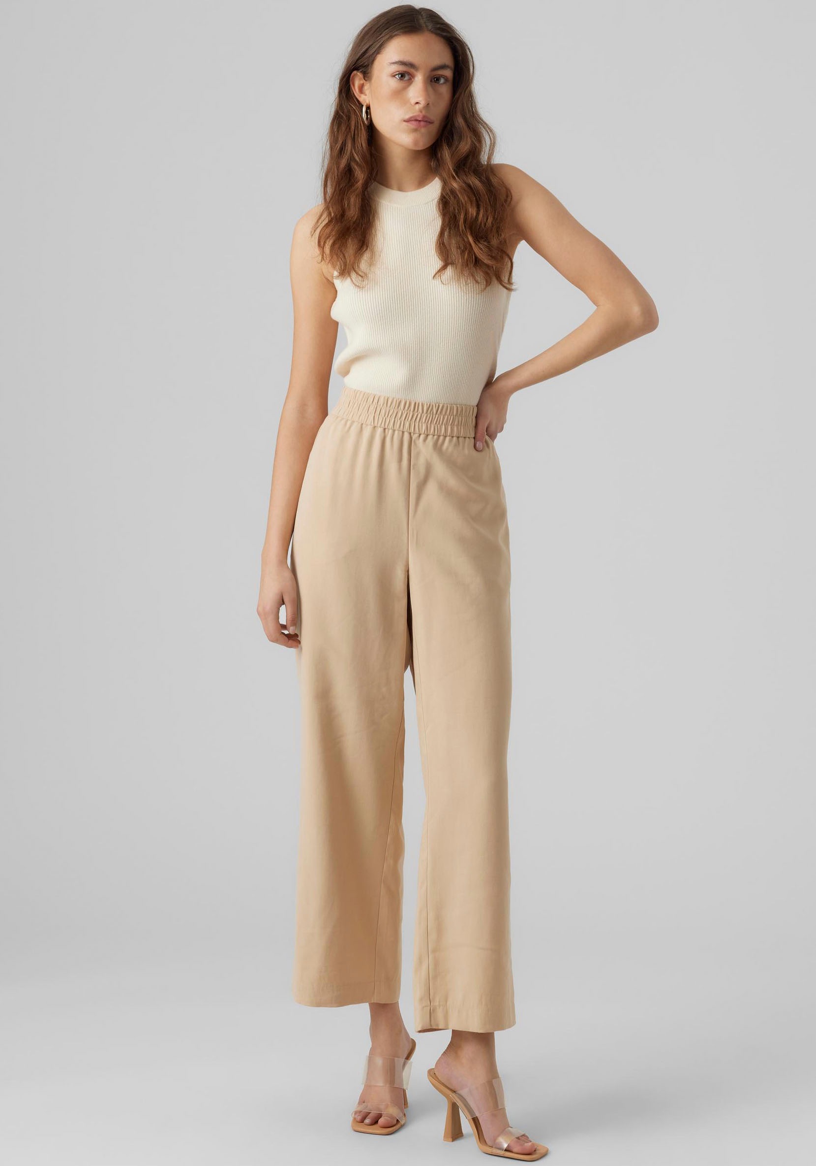 Vero Moda Schlupfhose »VMCARMEN HW WIDE PULL-ON PANT NOOS«