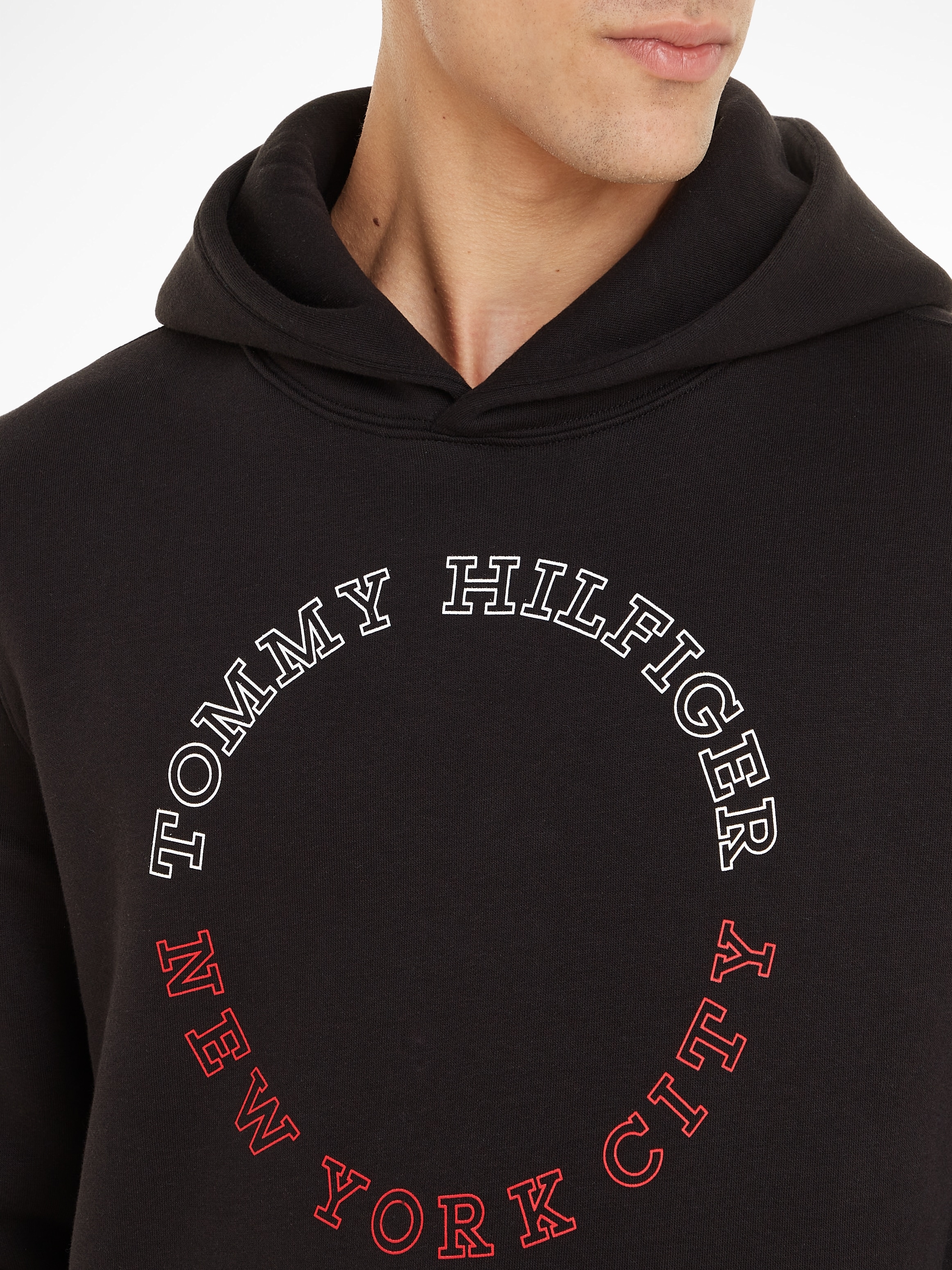 Tommy Hilfiger Kapuzensweatshirt »MONOTYPE ROUNDALL HOODY« bei ♕ | Sweatshirts