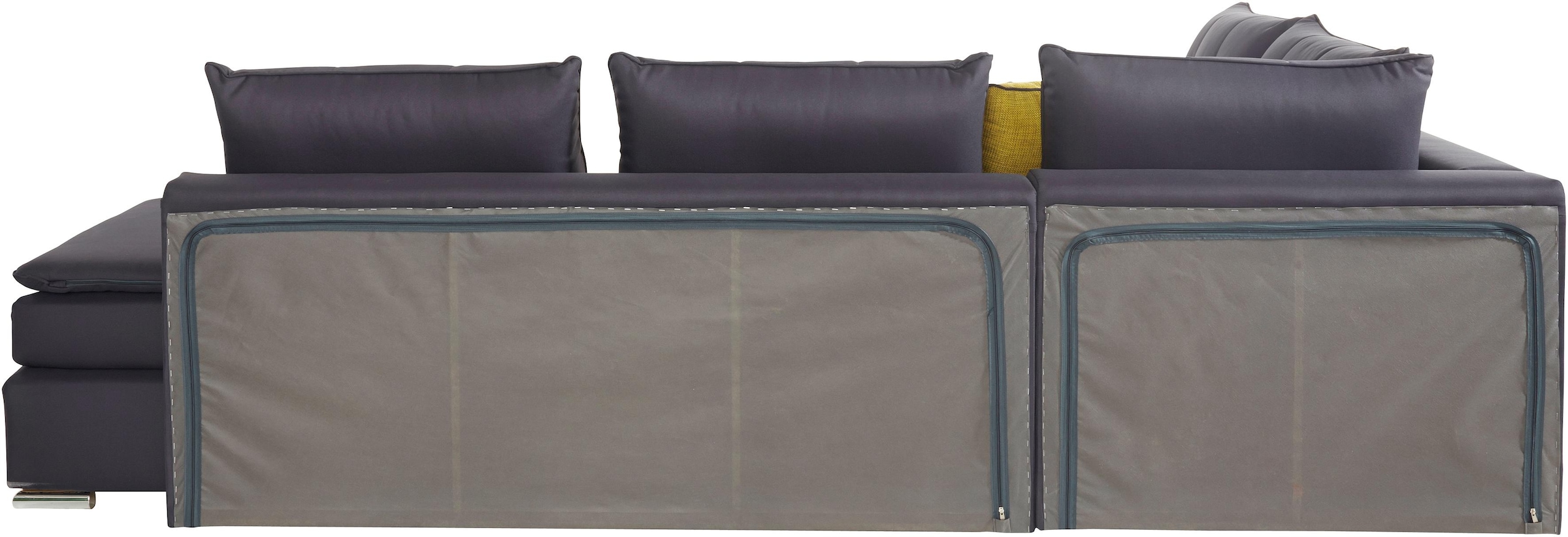 INOSIGN Ecksofa »Boxspringbett Night & Day L-Form mit Dauer-Schlaffunktion o. Armlehnen«, mit Boxspring-Bettfunktion 164x200 cm und Bettkasten, Dauerschläfer!