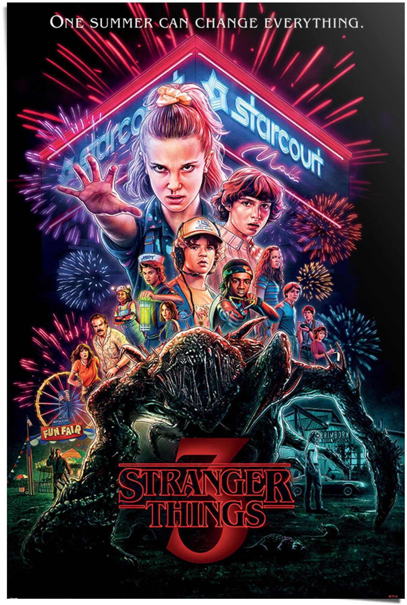 Reinders! Poster »Poster Stranger Things Rechnung 85 auf kaufen Netflix Mike - - - (1 St.) Summer Serien, of Eleven«