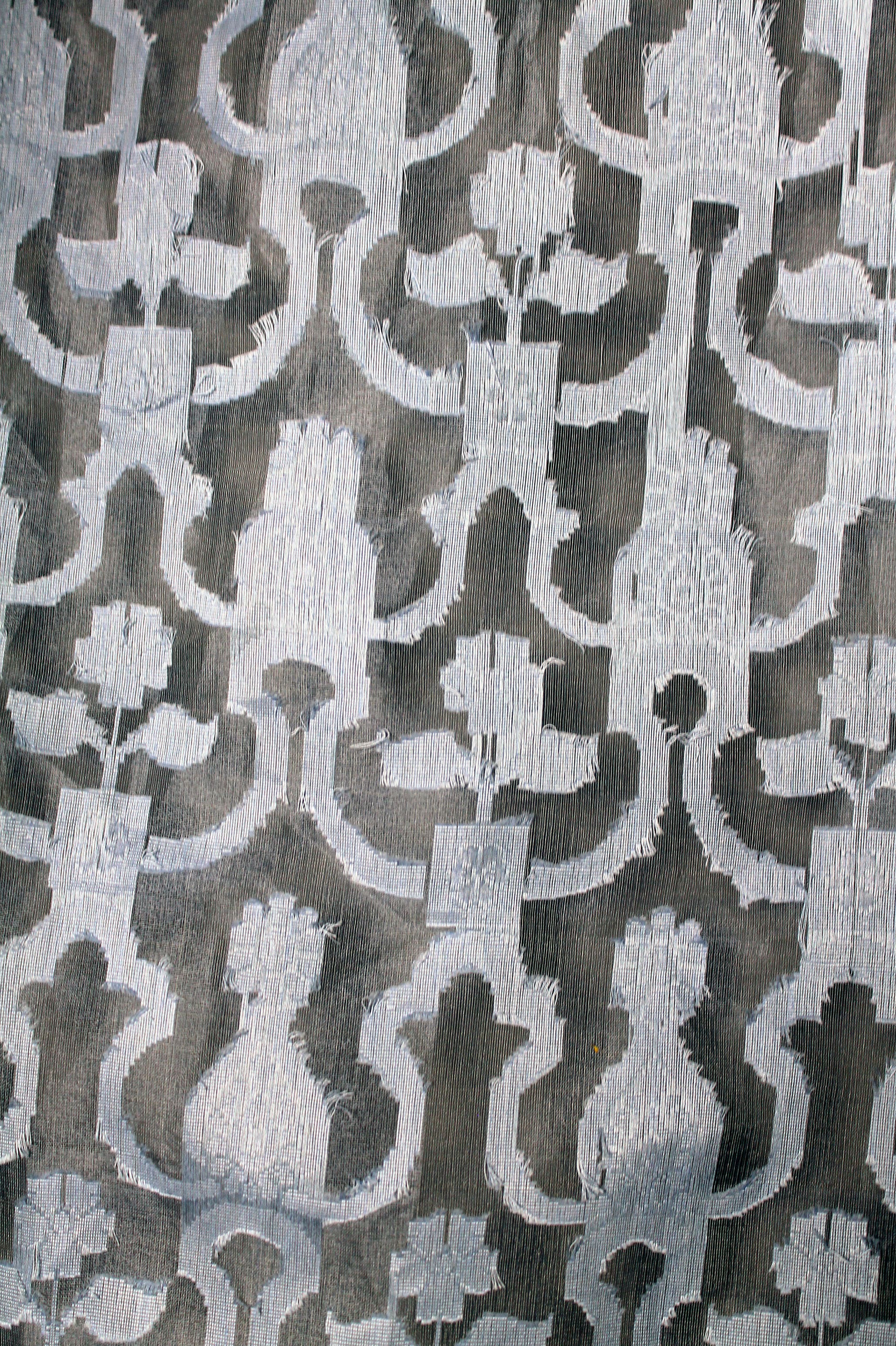 HOSSNER - (1 OF DECO St.), Schlaufenschal floralem Muster ART mit HOME »Blausee«, Gardine